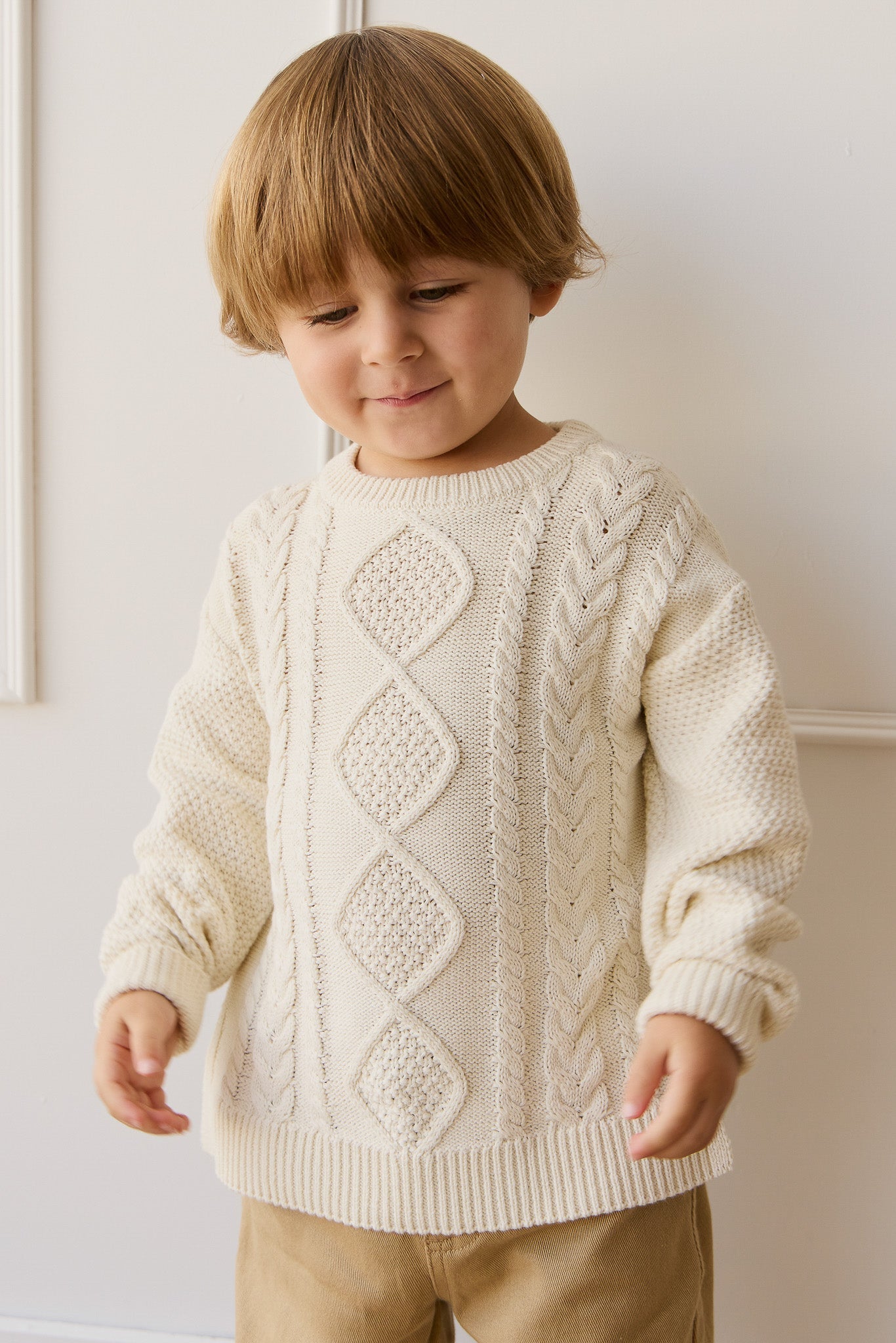 Adam Knit Jumper - Cloud