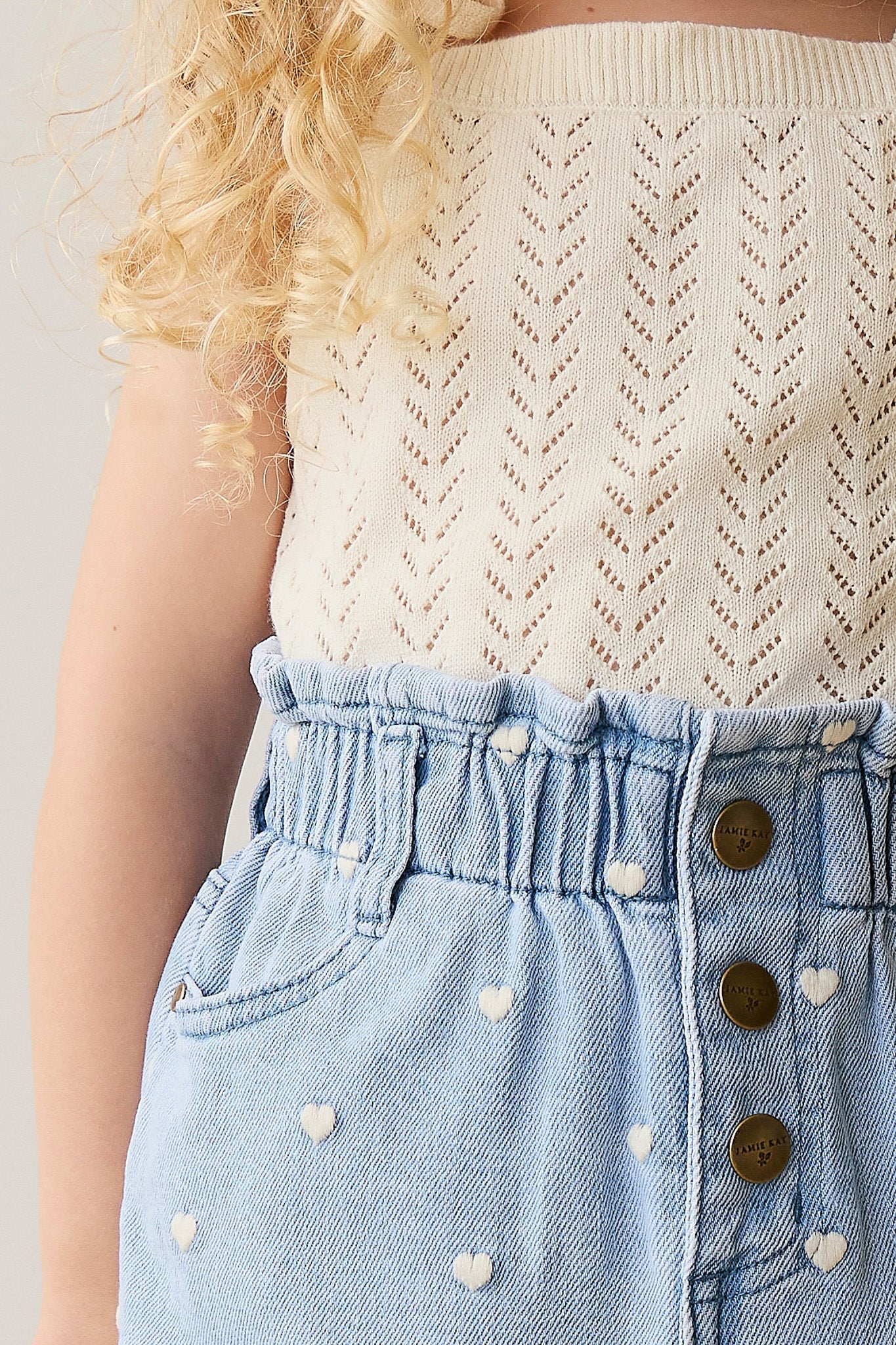 Aria Knitted Singlet - Parchment
