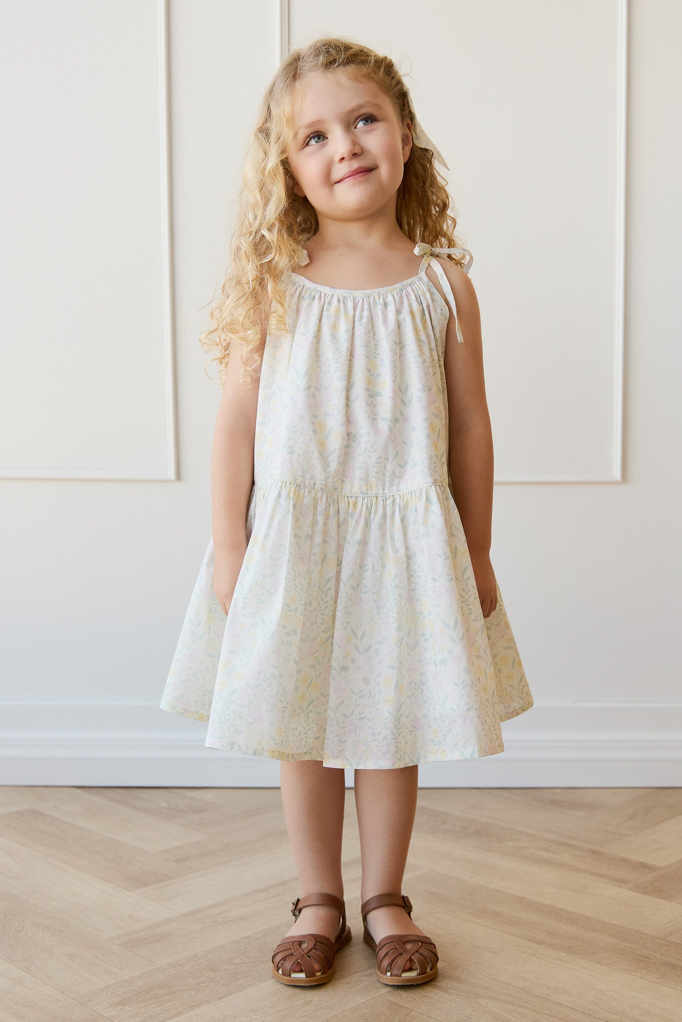 Organic Cotton Winnie Dress - Daphne Egret