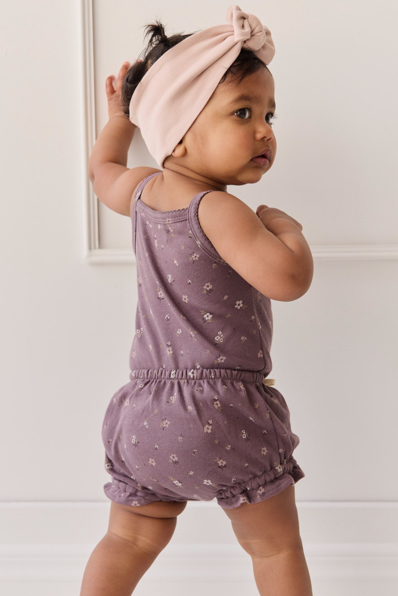 Organic Cotton Bridget Singlet Bodysuit - Goldie Huckleberry Large