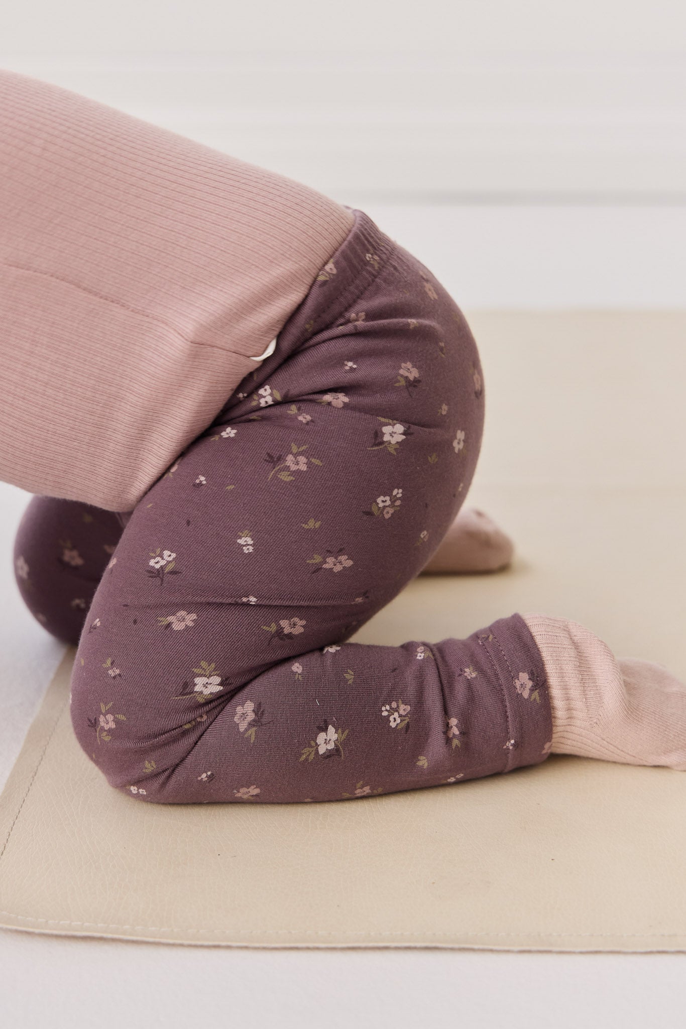Organic Cotton Everyday Legging - Goldie Huckleberry Large
