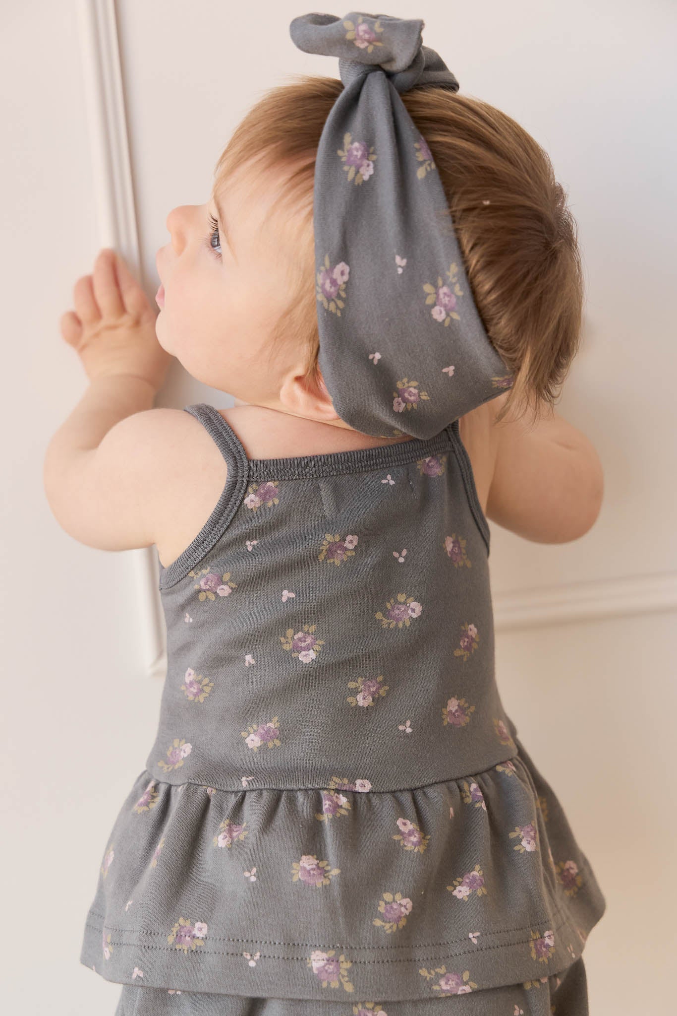 Organic Cotton Meadow Singlet - Simone Lava