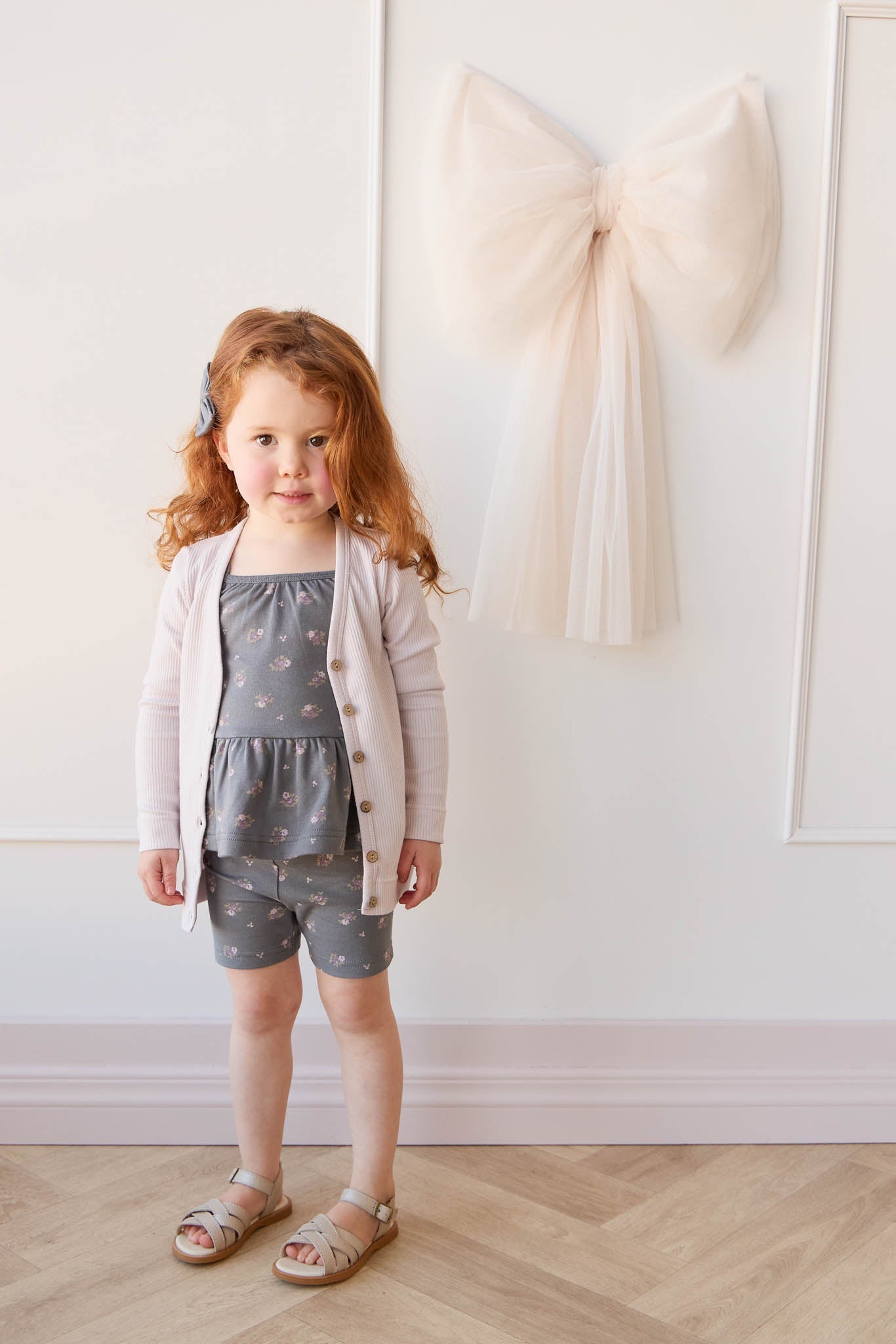 Organic Cotton Meadow Singlet - Simone Lava