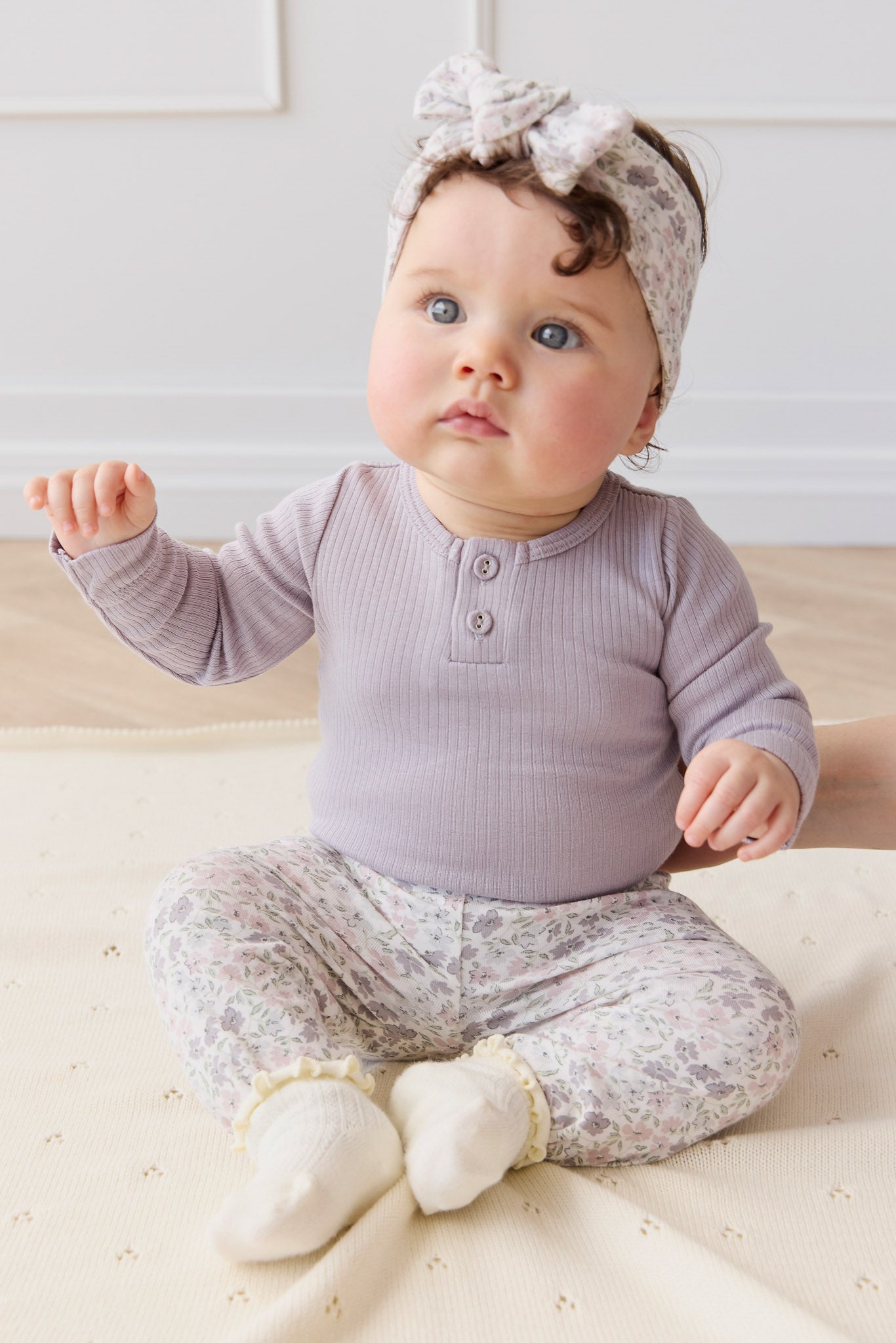 Organic Cotton Everyday Legging - Fifi Lilac