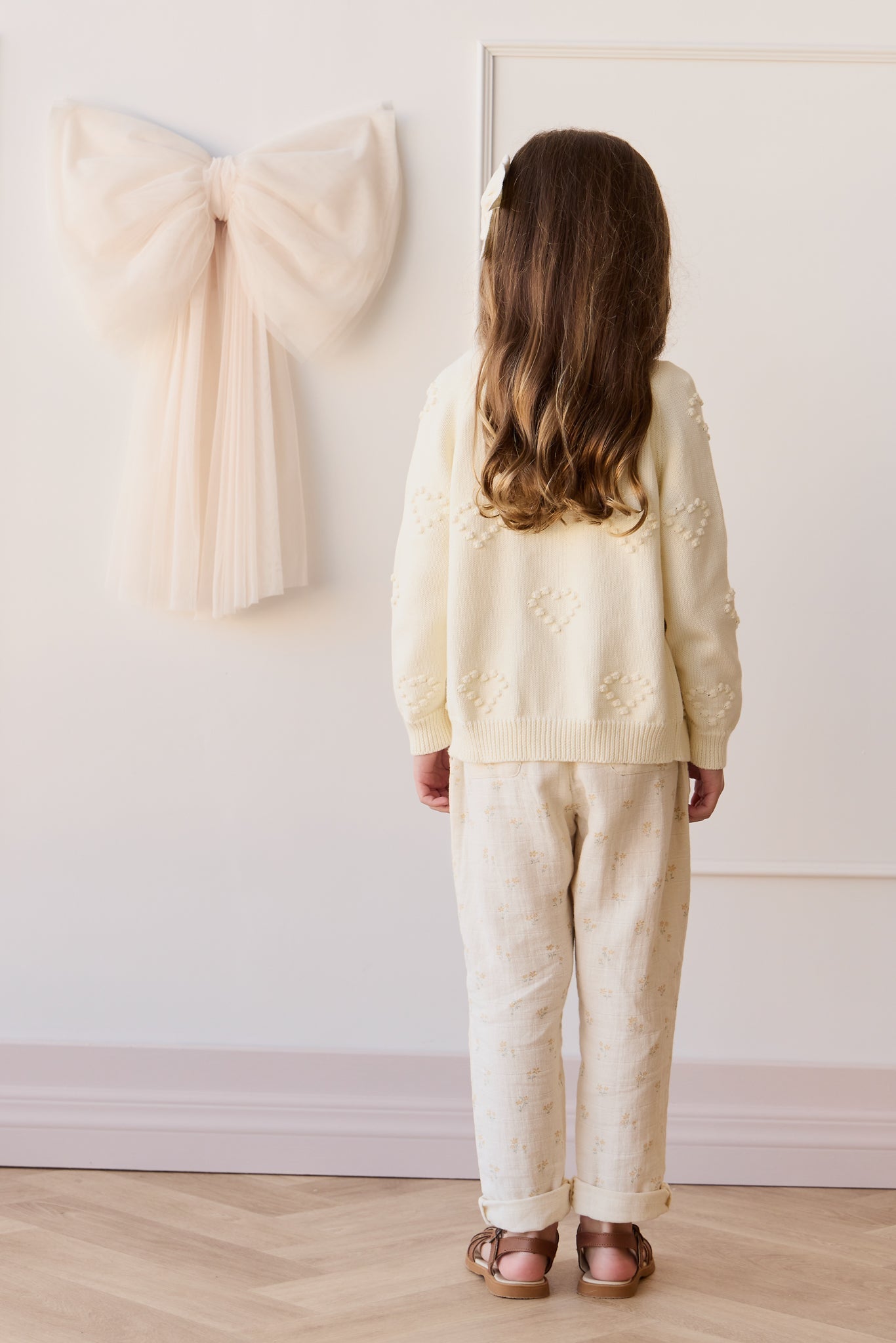 Organic Cotton Muslin Cordelia Pant - Pauline Chamomile