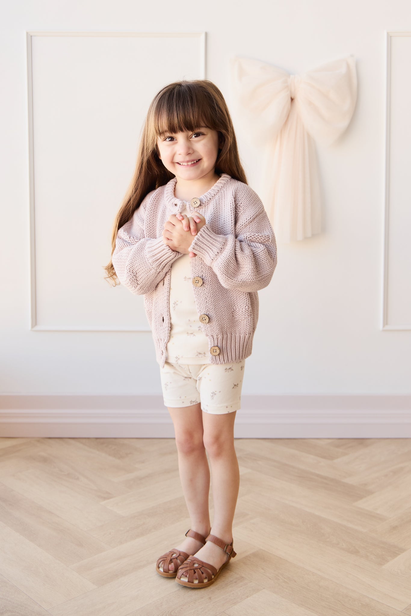 Organic Cotton Everyday Bike Short - Playful Kittens