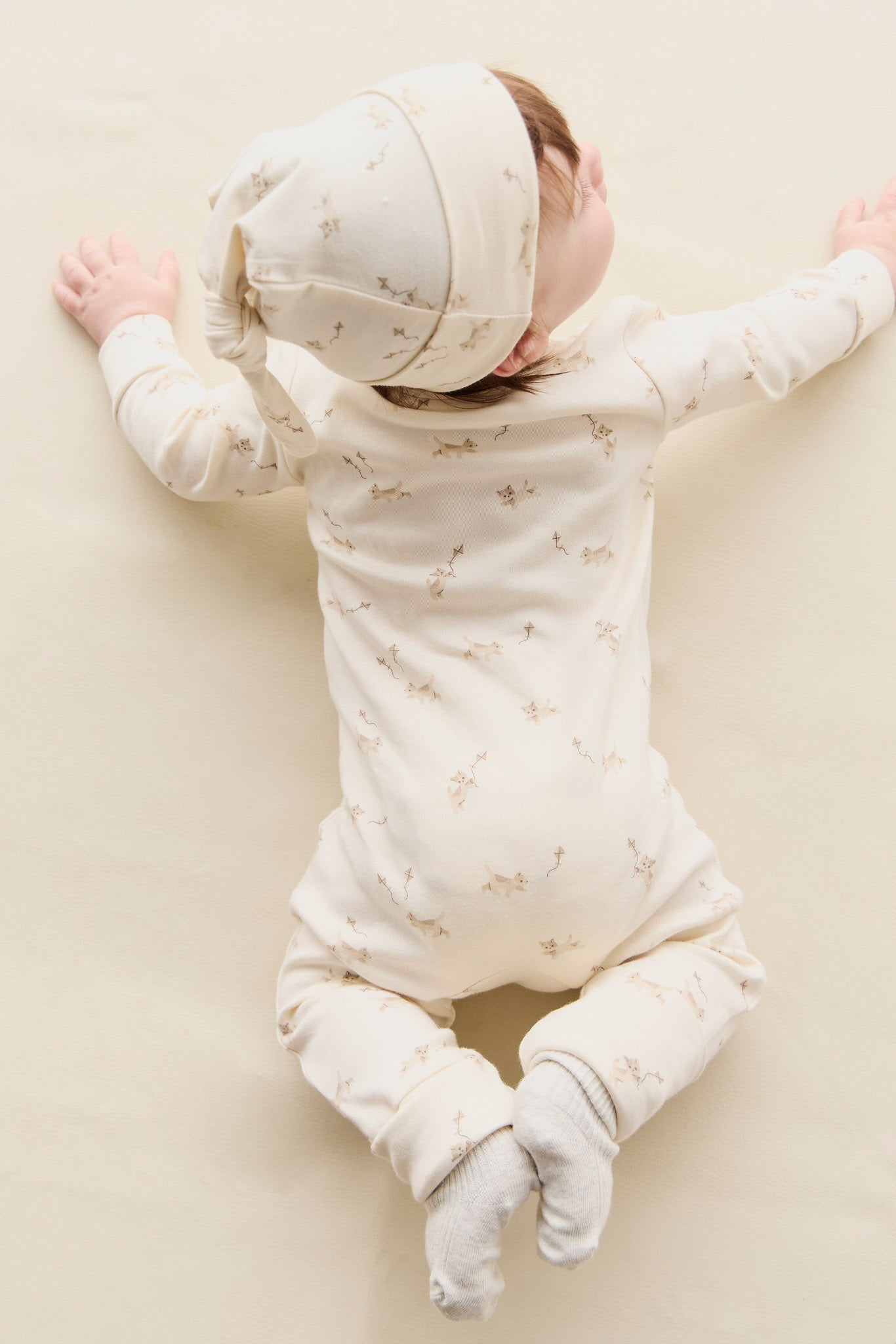 Organic Cotton Knot Beanie - Kitten and His Kites