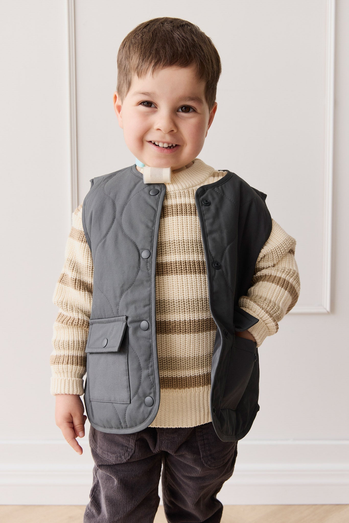 Leon Knit Jumper - Jacapo Stripe