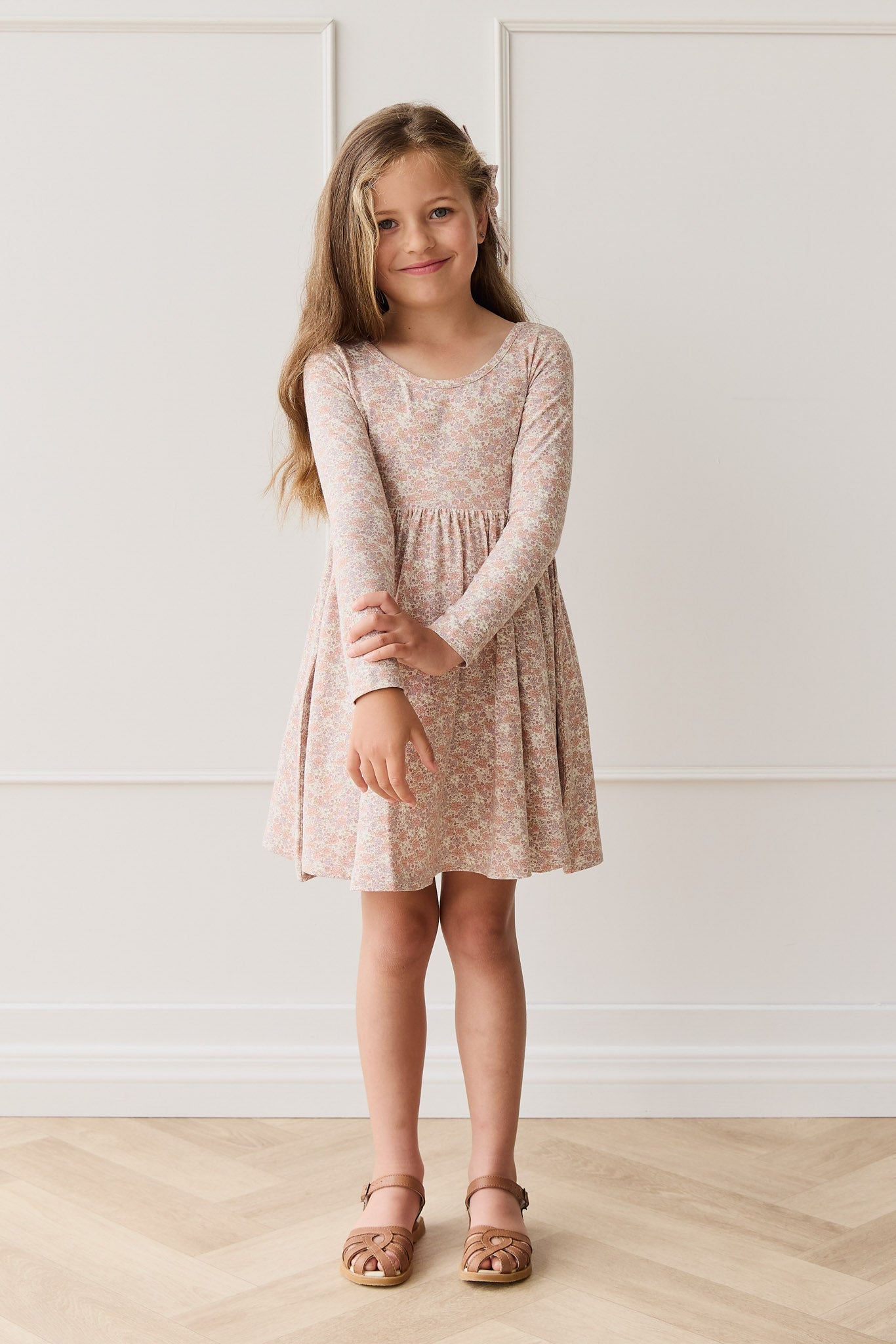 Organic Cotton Tallulah Dress - Chloe Mauve