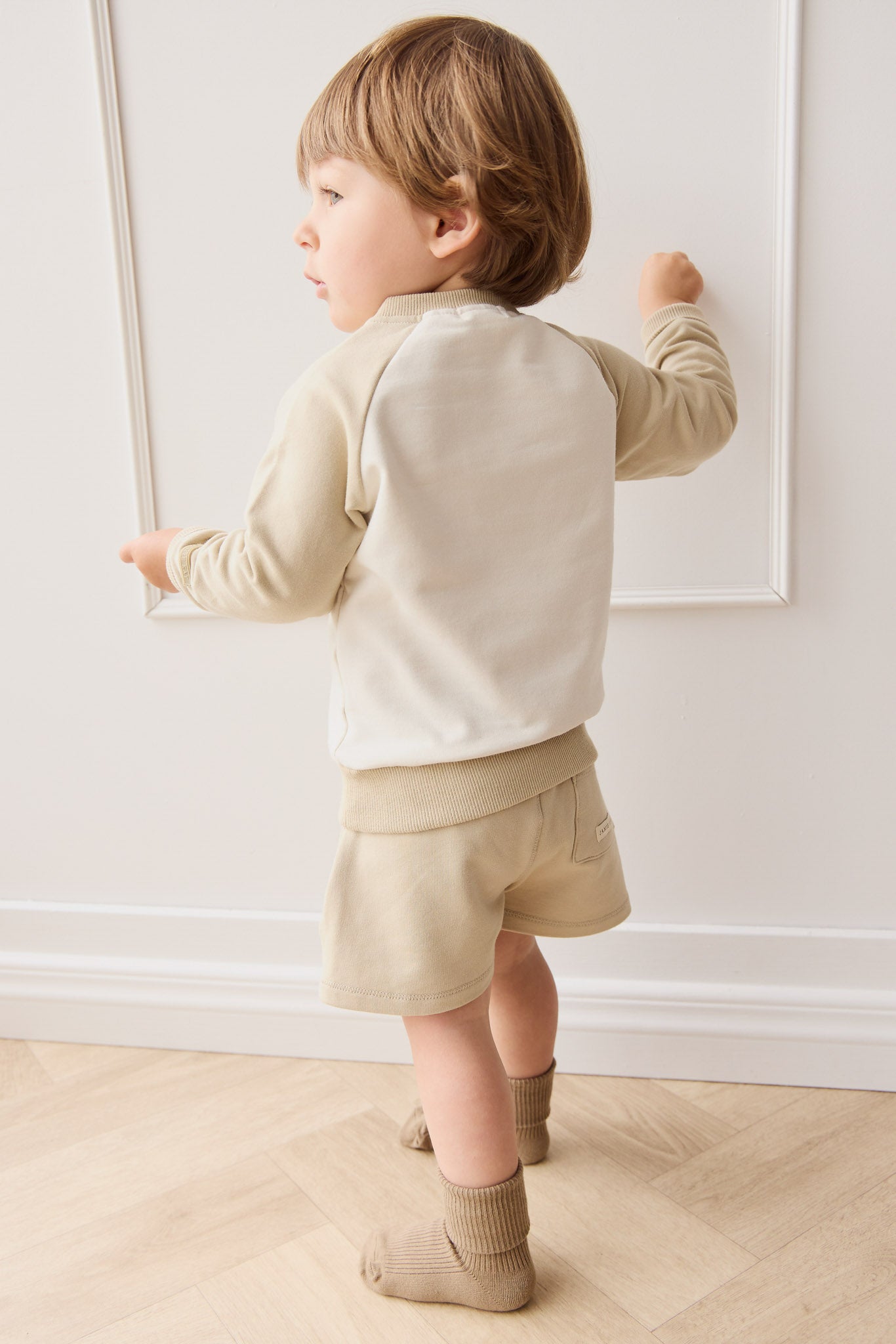 Organic Cotton Jalen Short - Biscuit