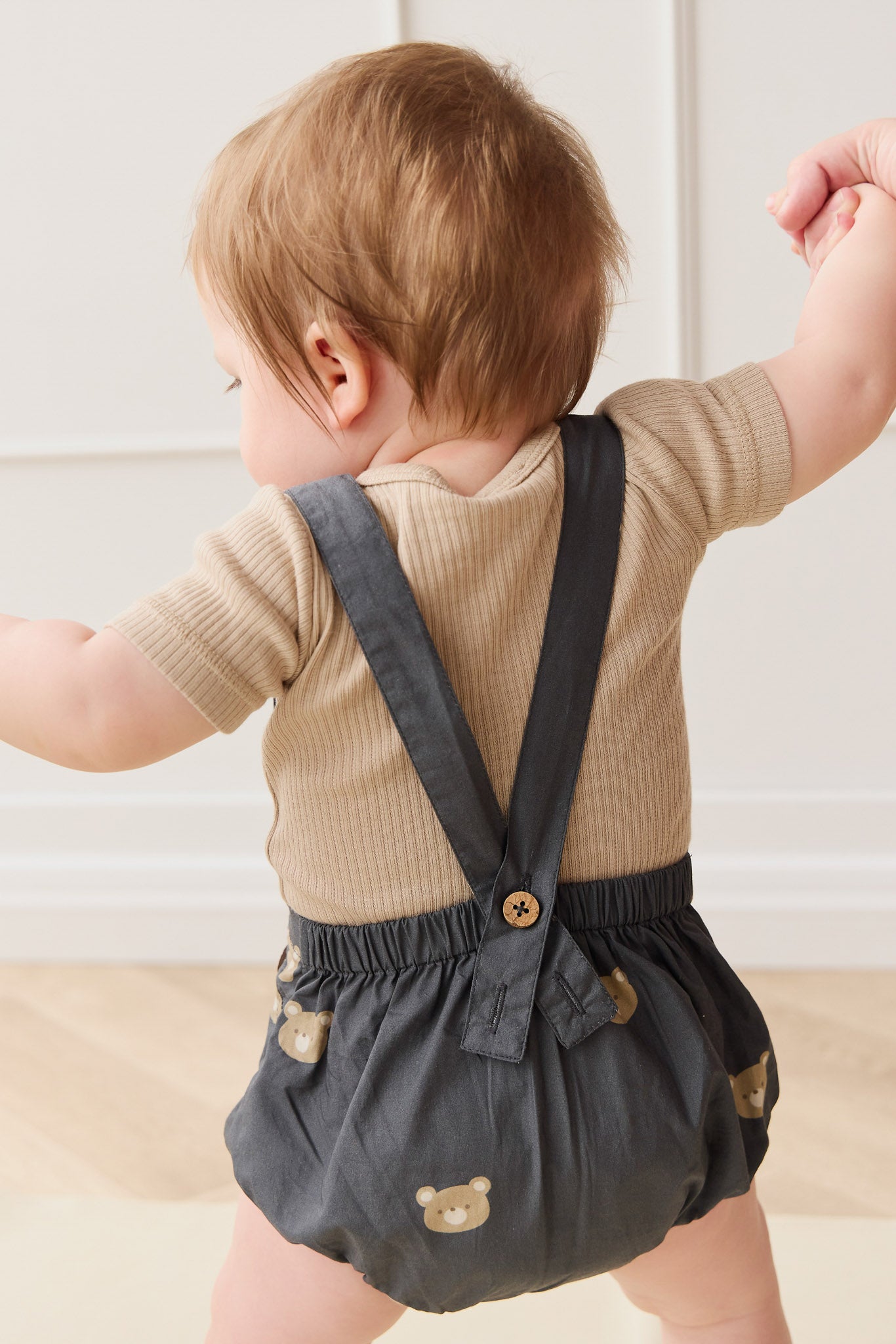 Organic Cotton Robin Playsuit - Bobbie Bears Shadow