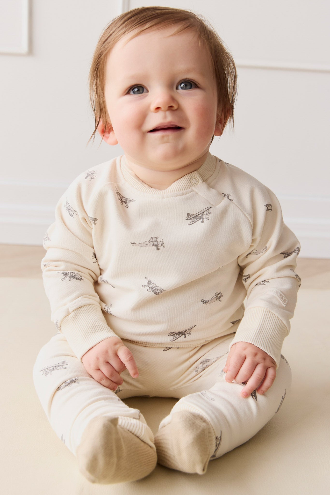 Organic Cotton Morgan Track Pant - Avion Oat