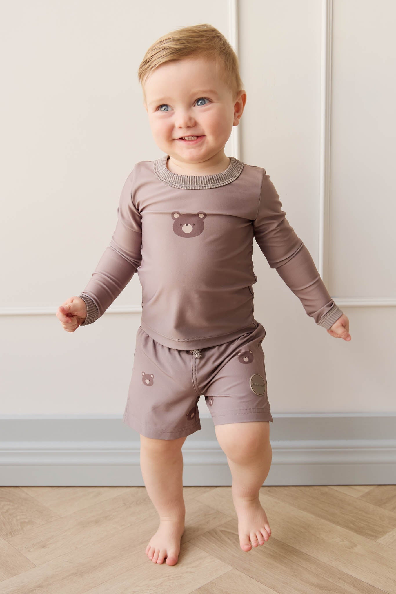 Liam Swim Vest - Bobbie Bears Tweed