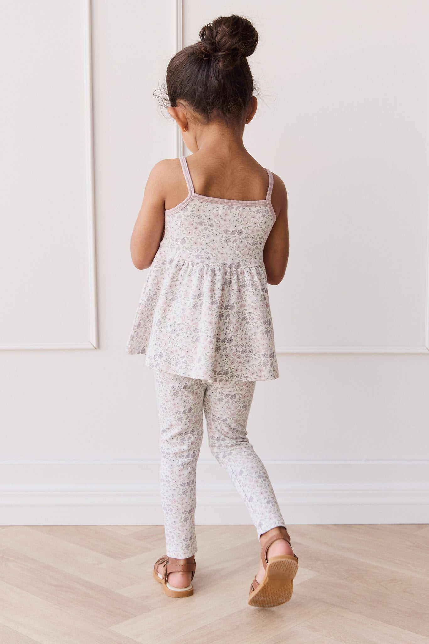 Organic Cotton Maple Singlet - Fifi Lilac