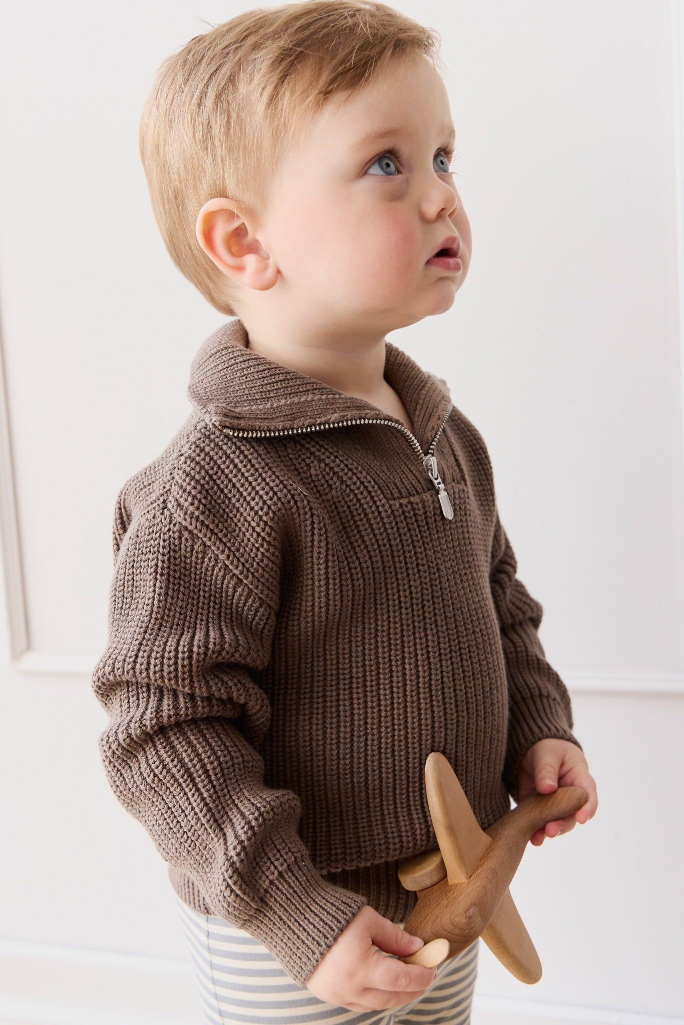 Nicholas Half Zip Jumper - Iroke