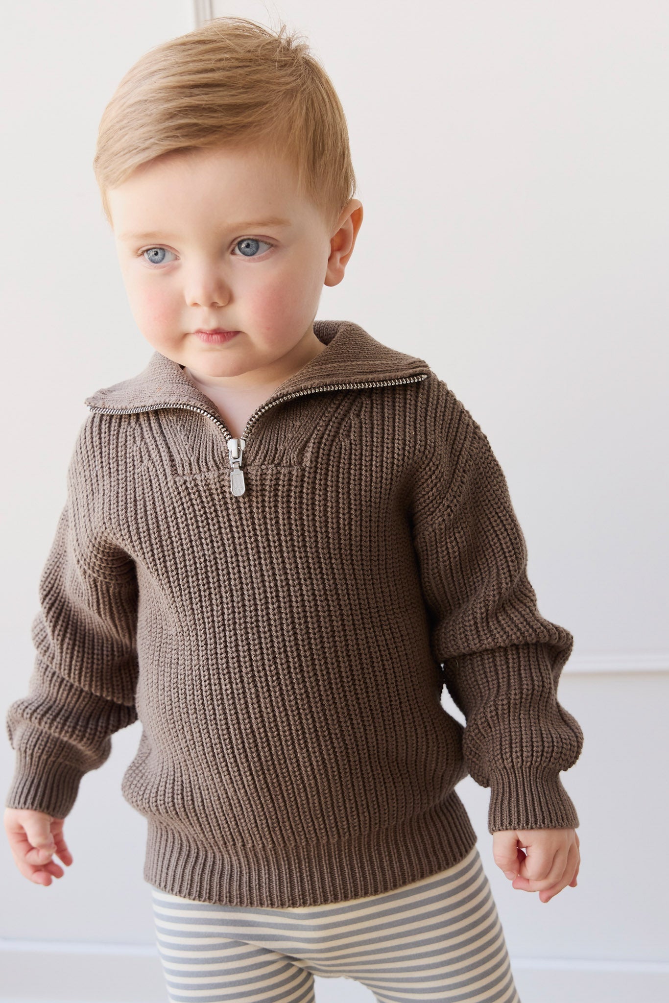 Nicholas Half Zip Jumper - Iroke
