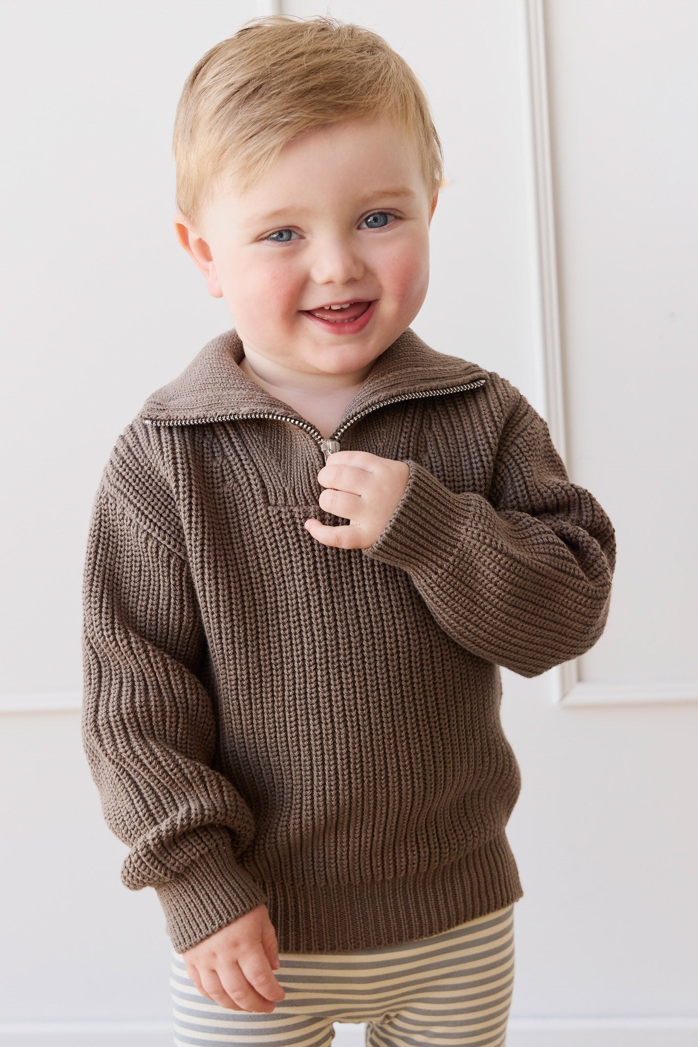 Nicholas Half Zip Jumper - Iroke