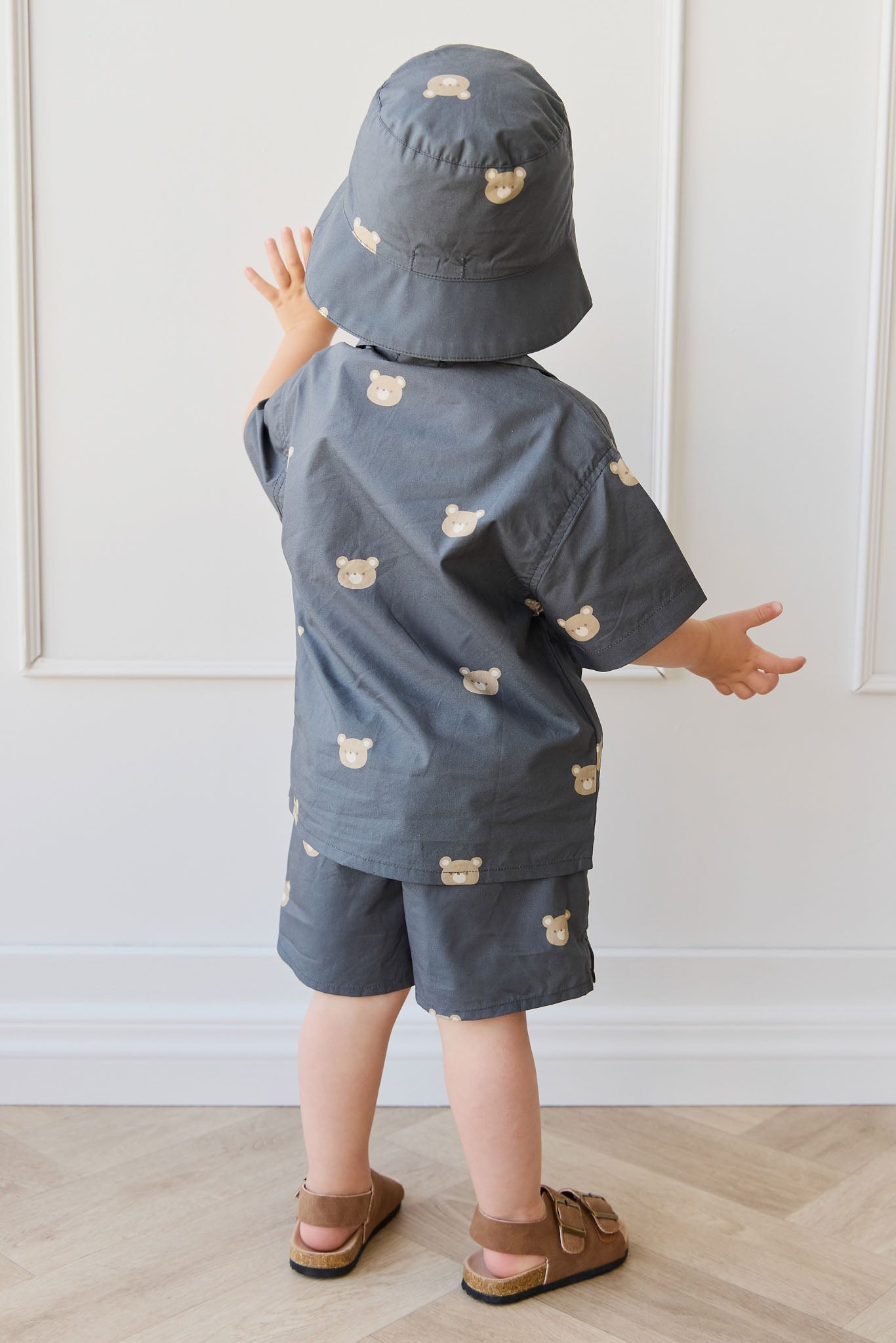 Organic Cotton Silas Short - Bobby Bears Shadow