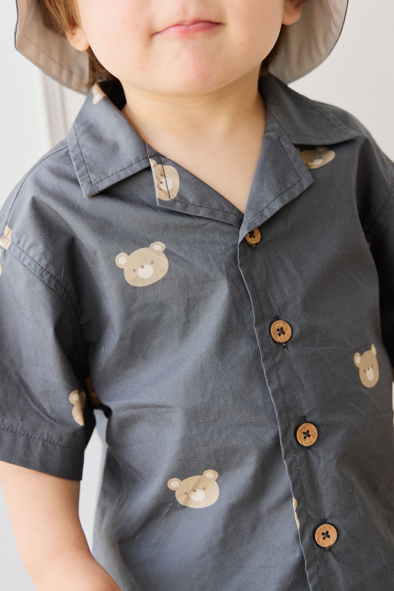 Organic Cotton Silas Shirt - Bobby Bears Shadow