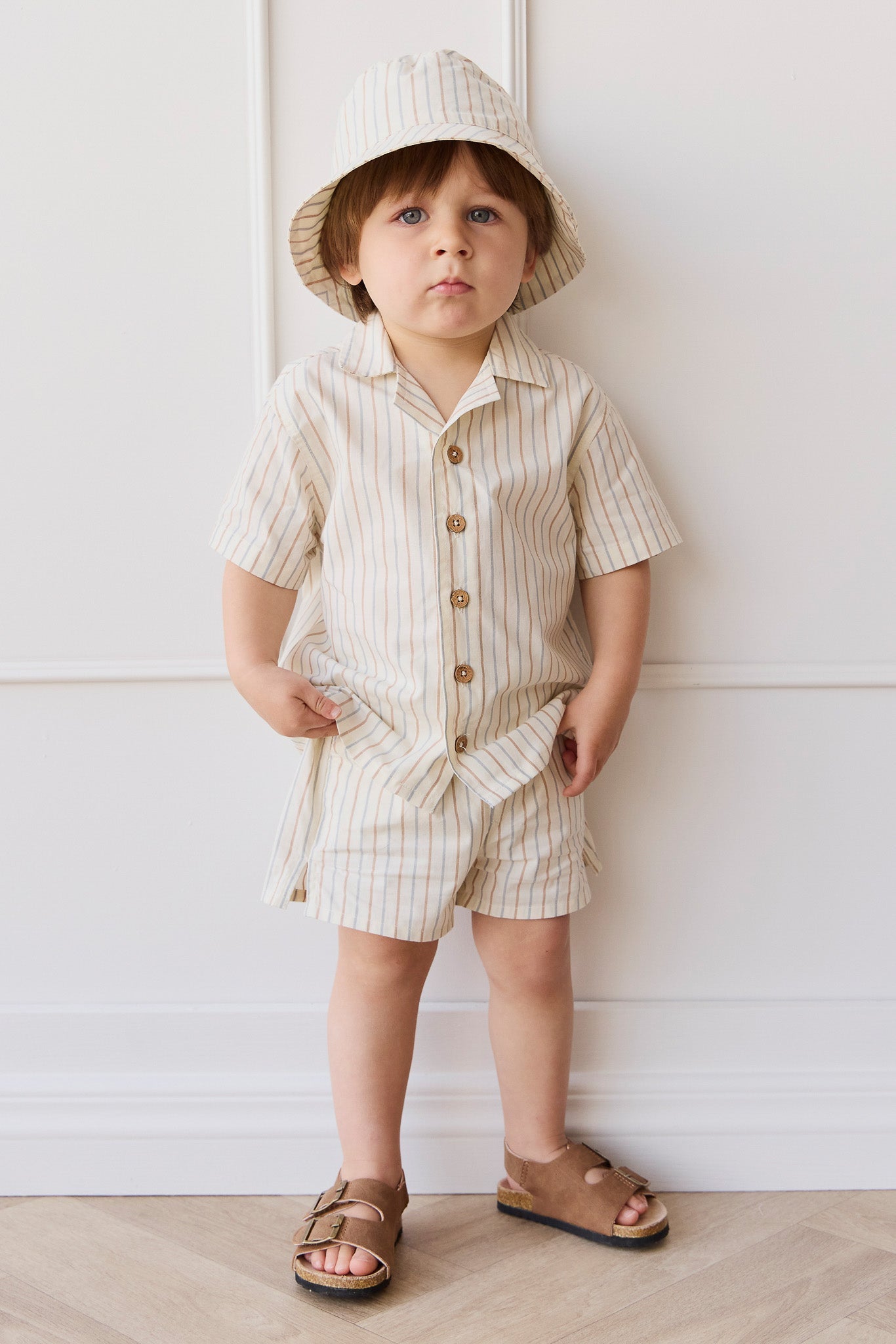 Organic Cotton Silas Short - Vacation Stripe