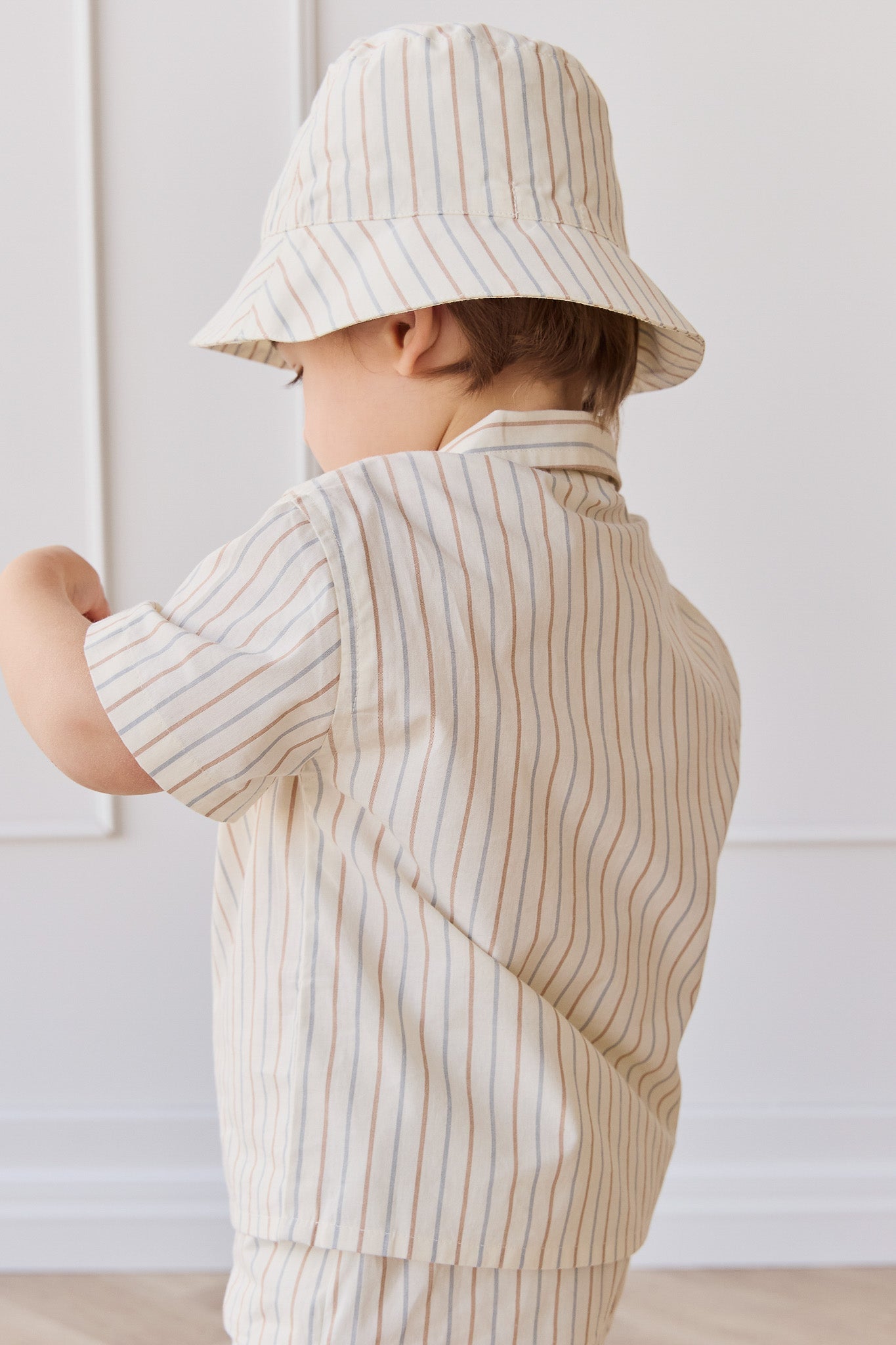 Organic Cotton Silas Shirt - Vacation Stripe