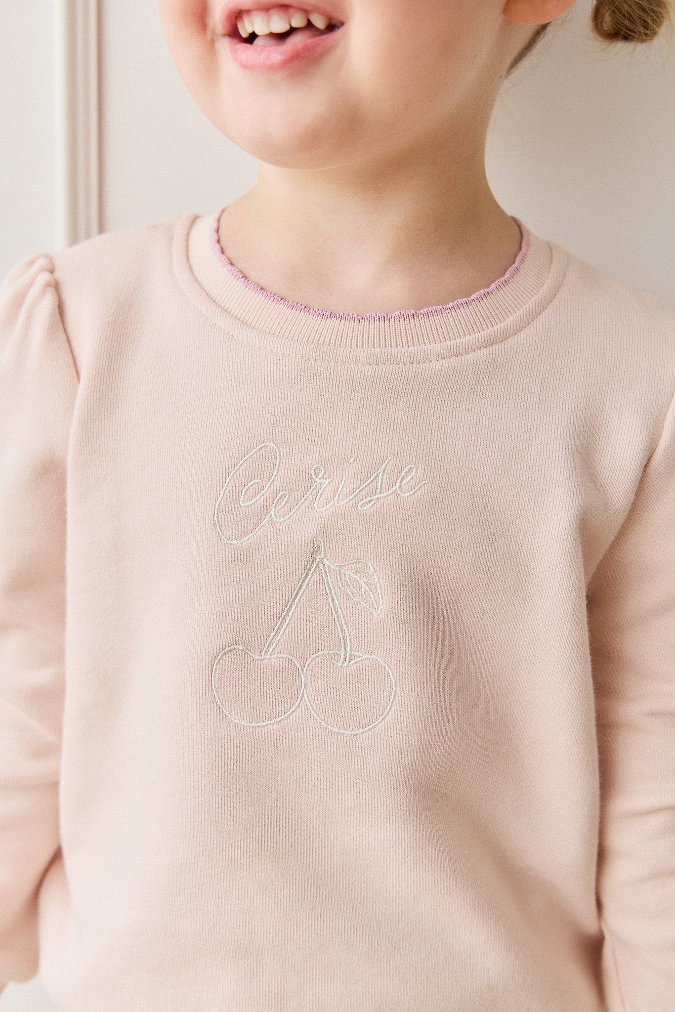 Organic Cotton Monroe Sweatshirt - Morganite Cerise