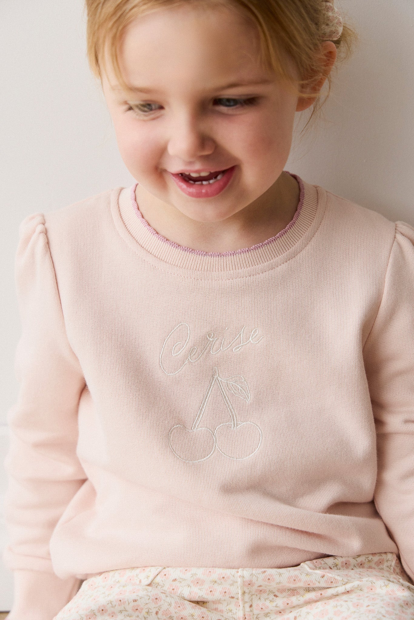 Organic Cotton Monroe Sweatshirt - Morganite Cerise
