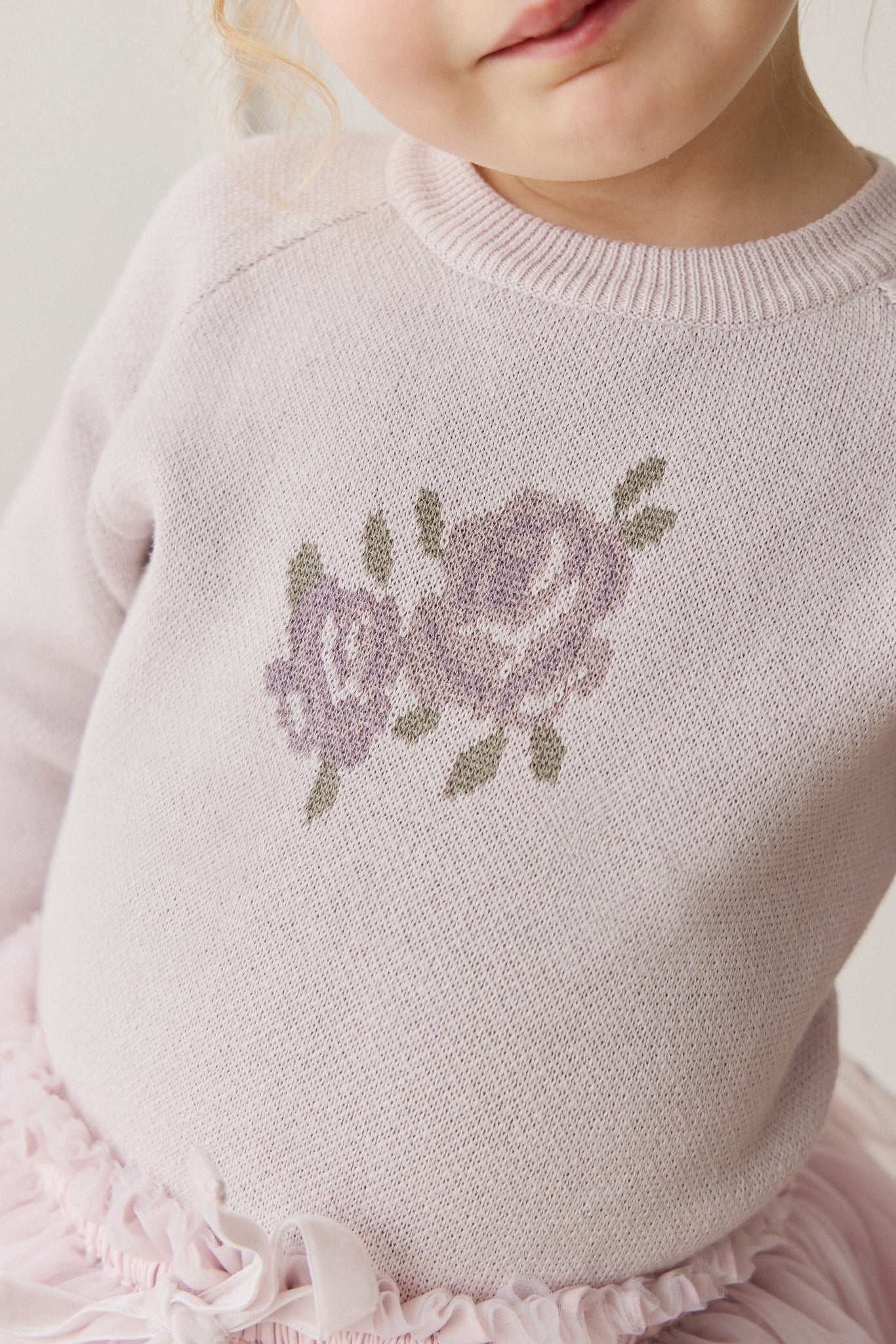 Lillian Jumper - Jacquard Gray Lilac
