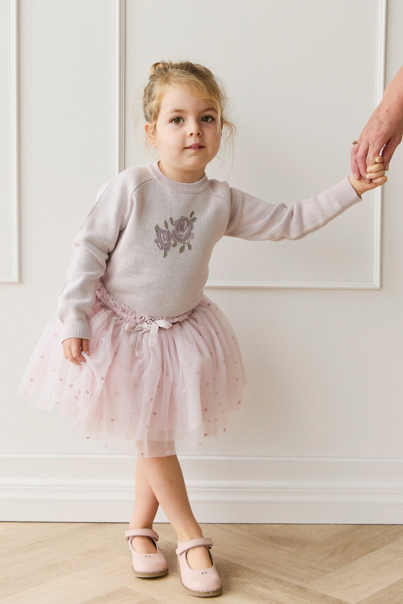 Lillian Jumper - Jacquard Gray Lilac