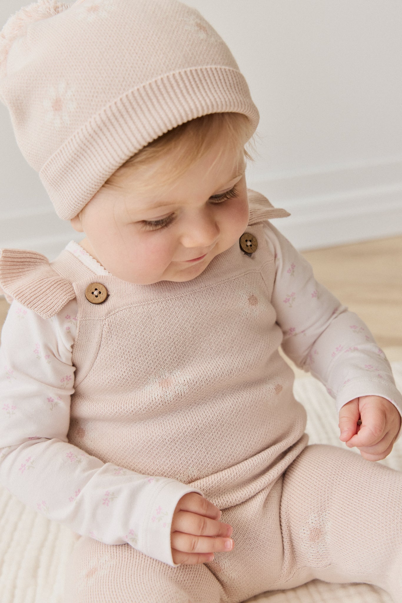 Organic Cotton Long Sleeve Top - Pauline Pink