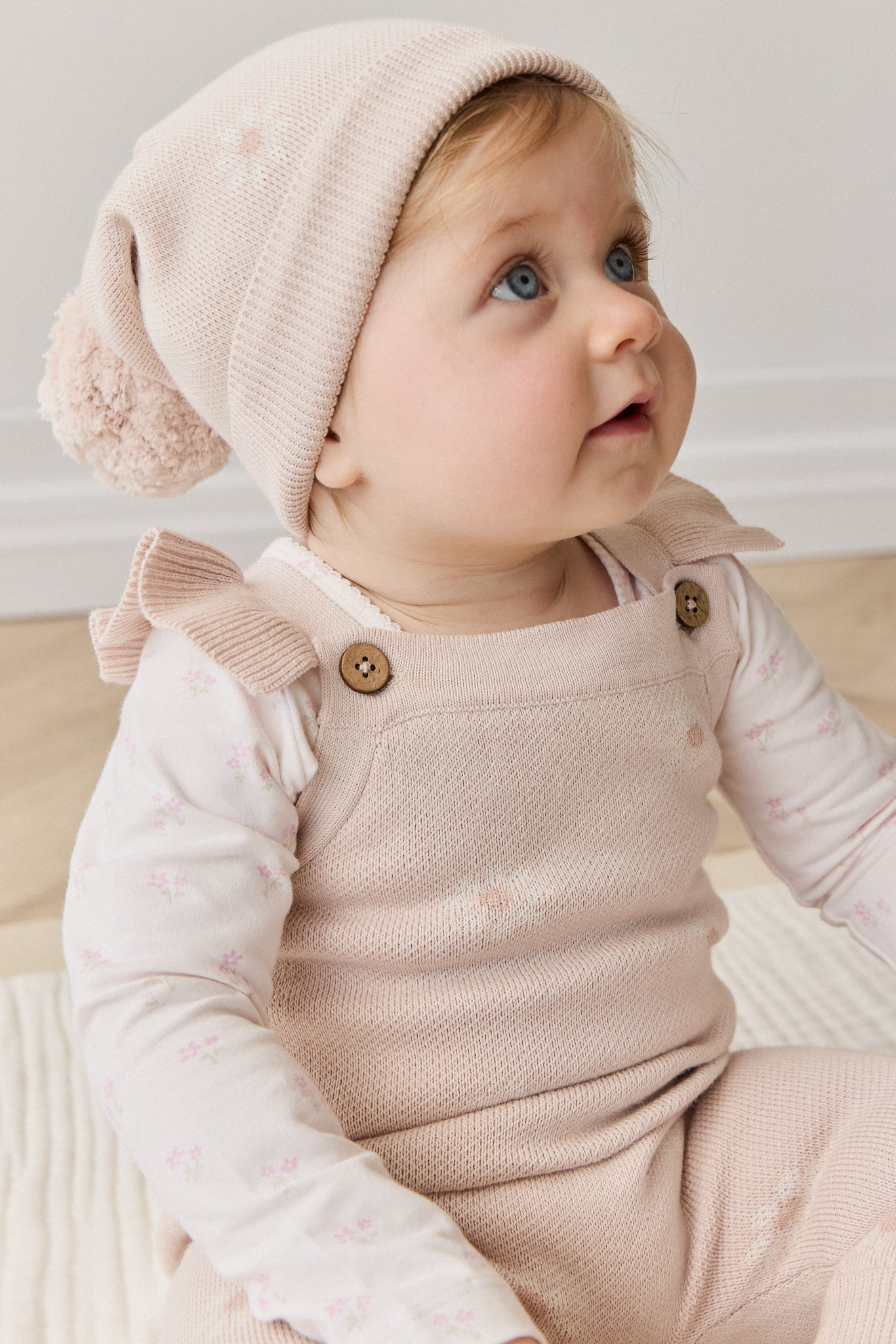 Organic Cotton Long Sleeve Top - Pauline Pink