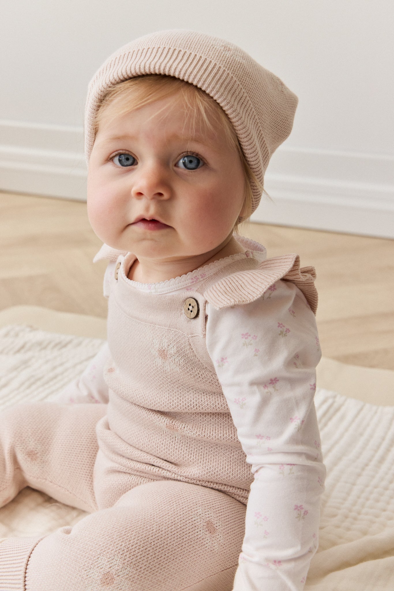 Organic Cotton Long Sleeve Top - Pauline Pink