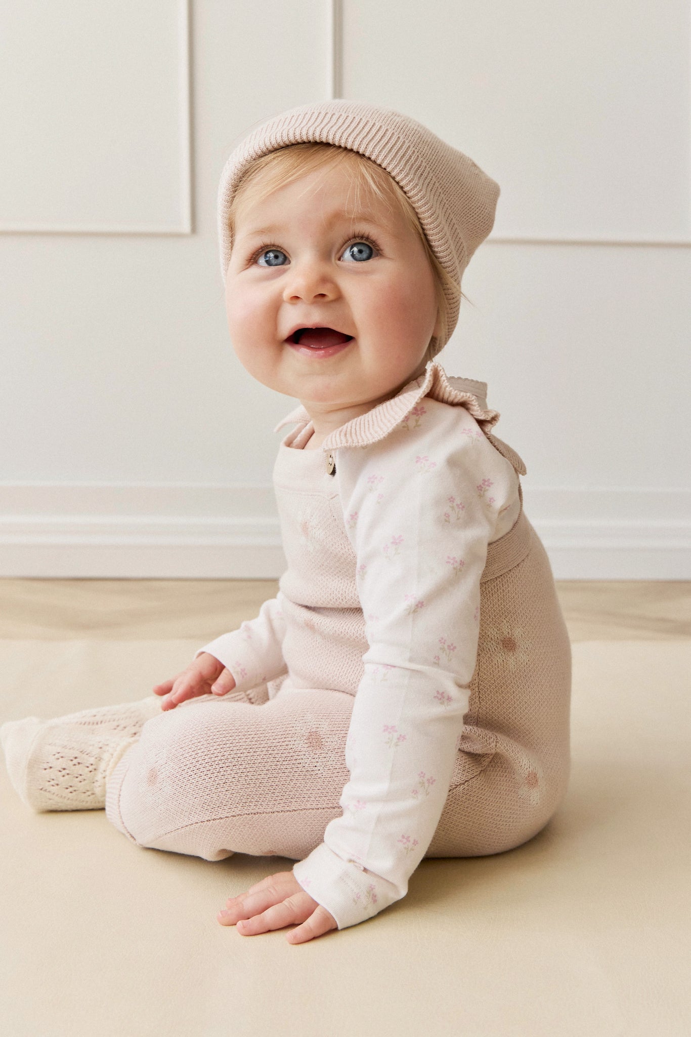 Organic Cotton Long Sleeve Top - Pauline Pink
