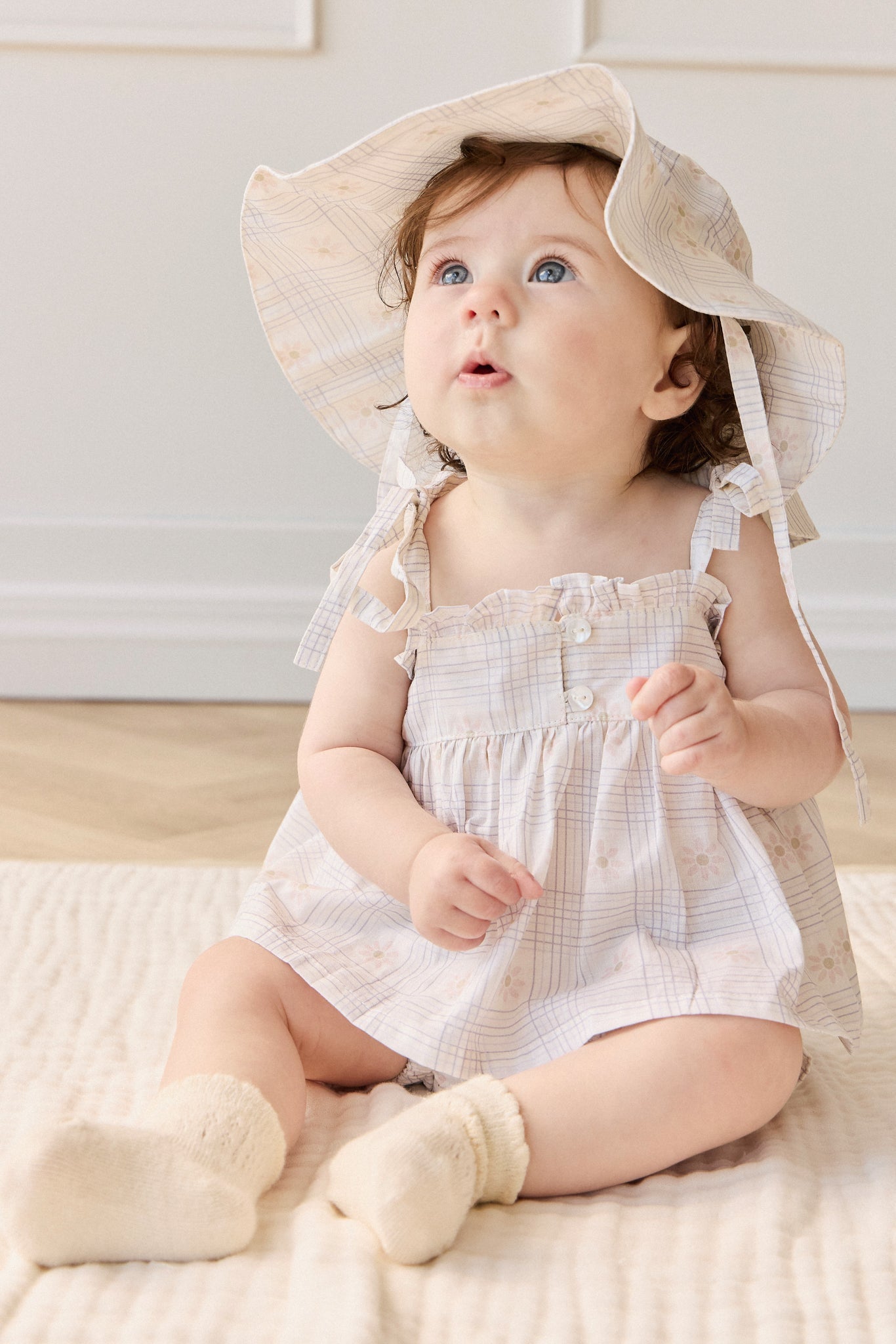 Organic Cotton Ariel Top - Marguerite Egret