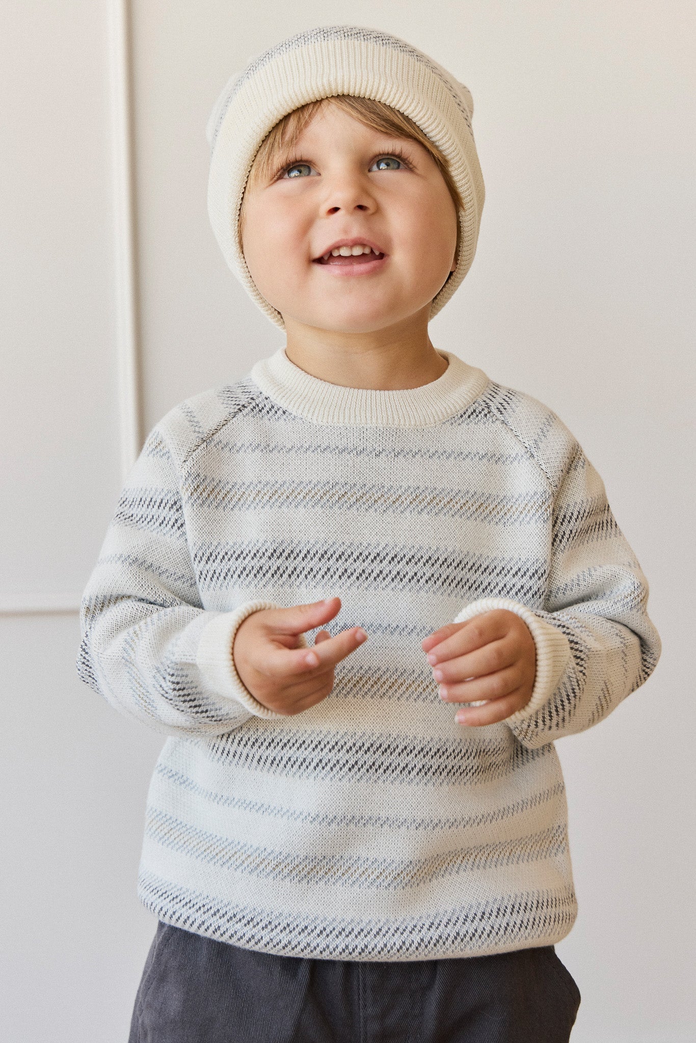 Cedric Knitted Jumper - Cedric Stripe Coast