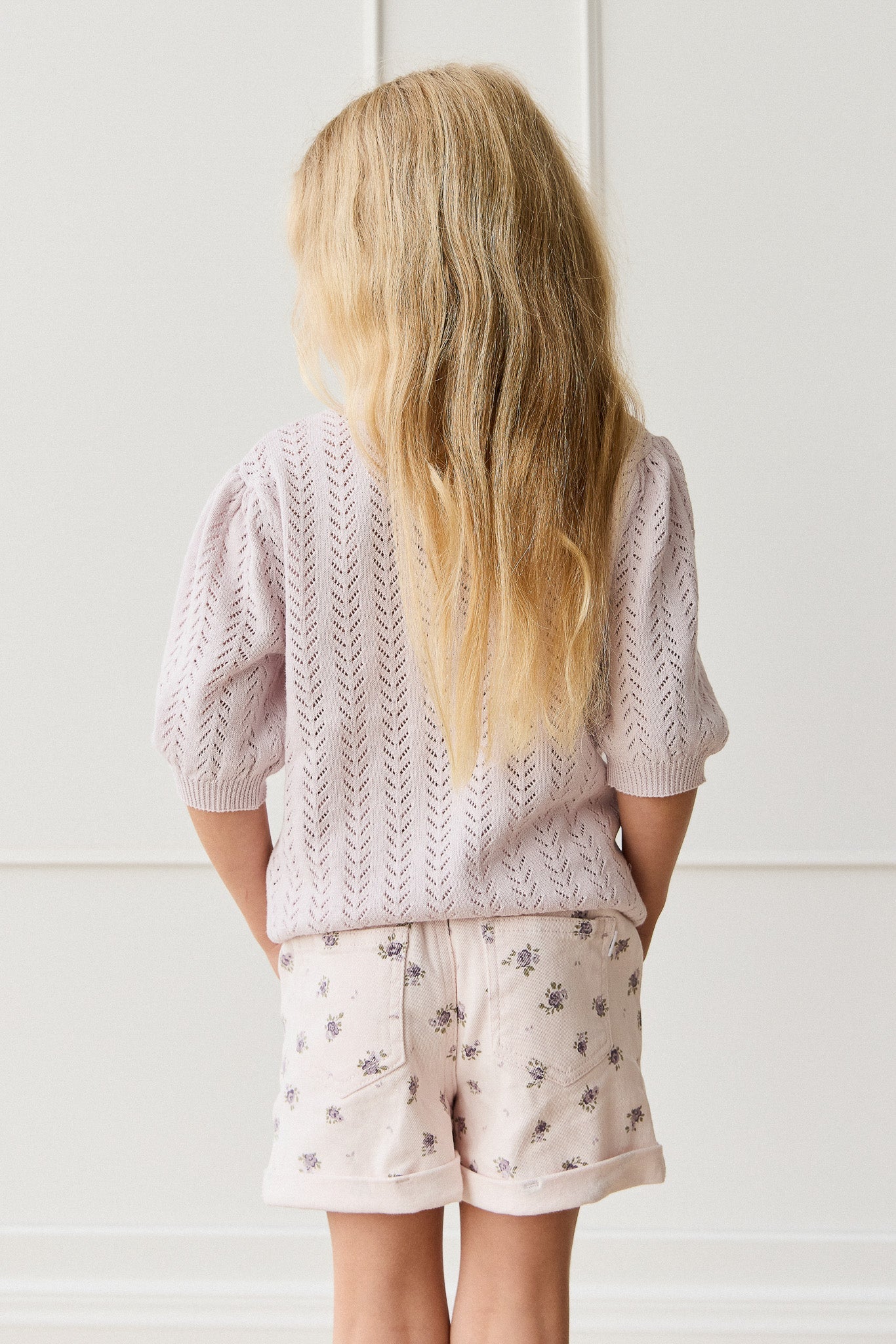 Aria Knitted Top - Pale Lilac