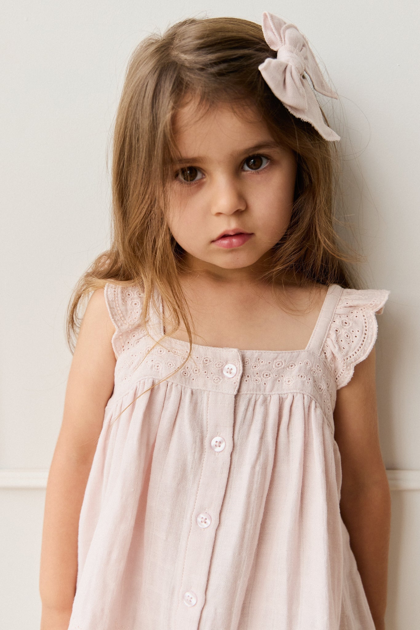 Organic Cotton Muslin Anja Top - Pale Lilac