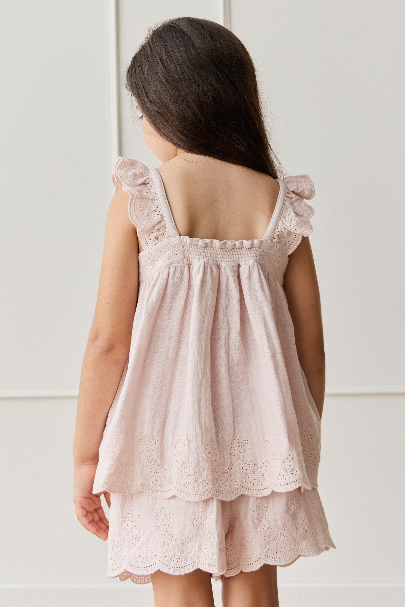 Organic Cotton Muslin Anja Short - Pale Lilac