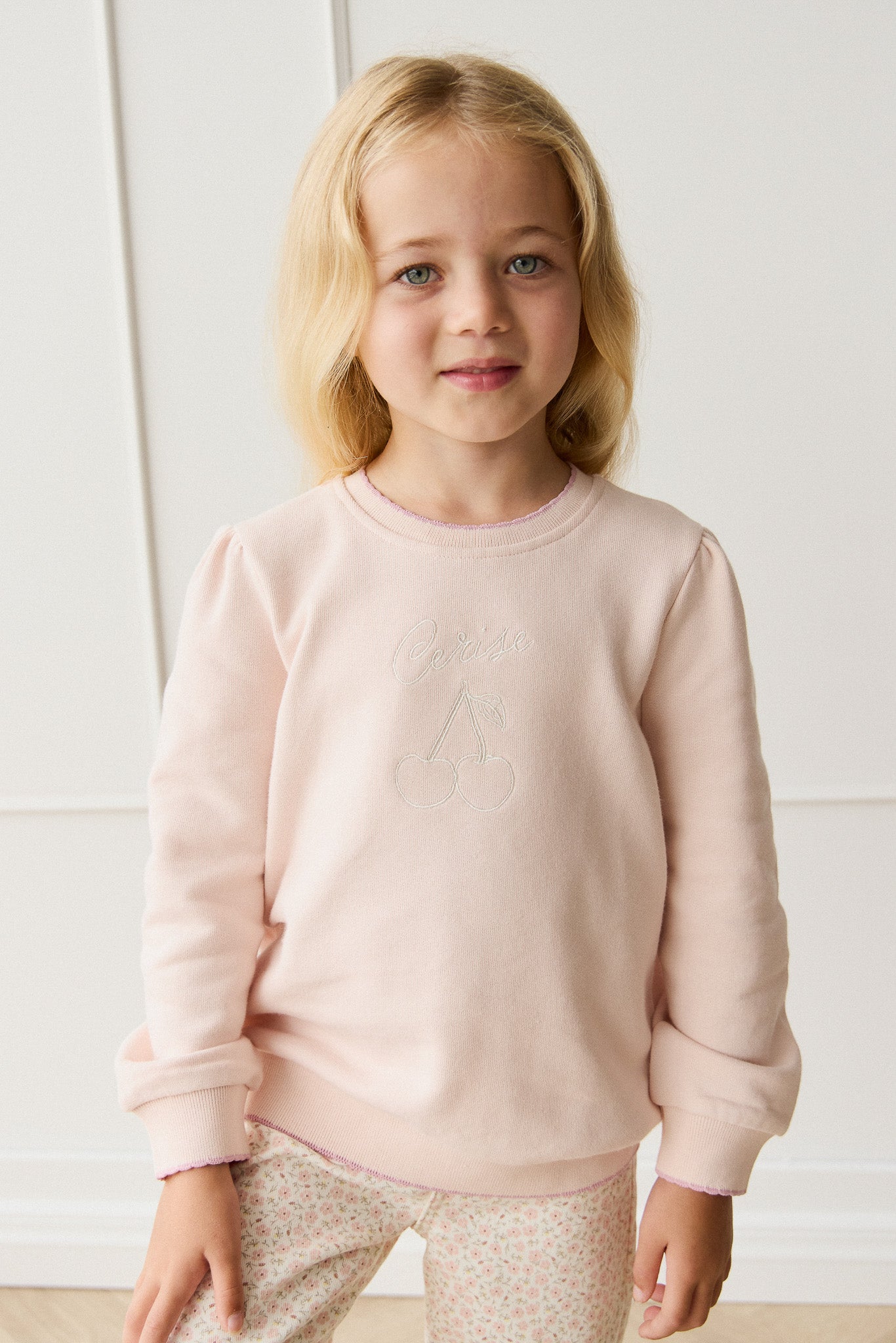 Organic Cotton Monroe Sweatshirt - Morganite Cerise