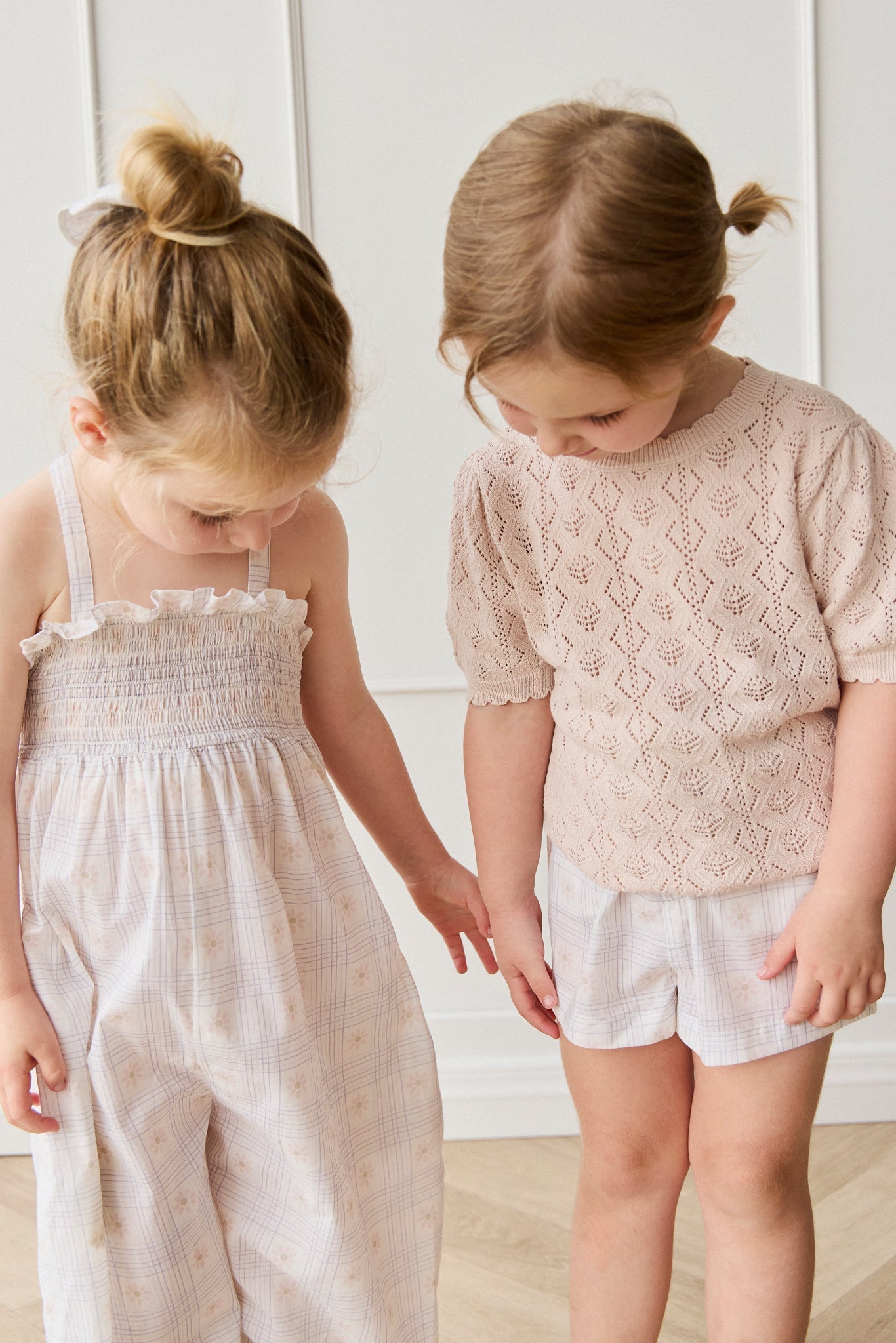Organic Cotton Arabella Jumpsuit - Marguerite Egret
