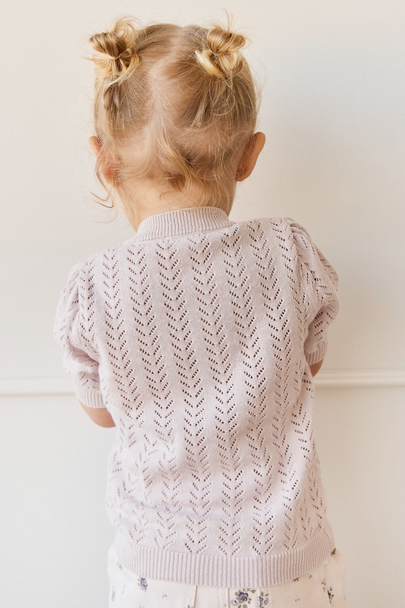 Aria Knitted Top - Pale Lilac