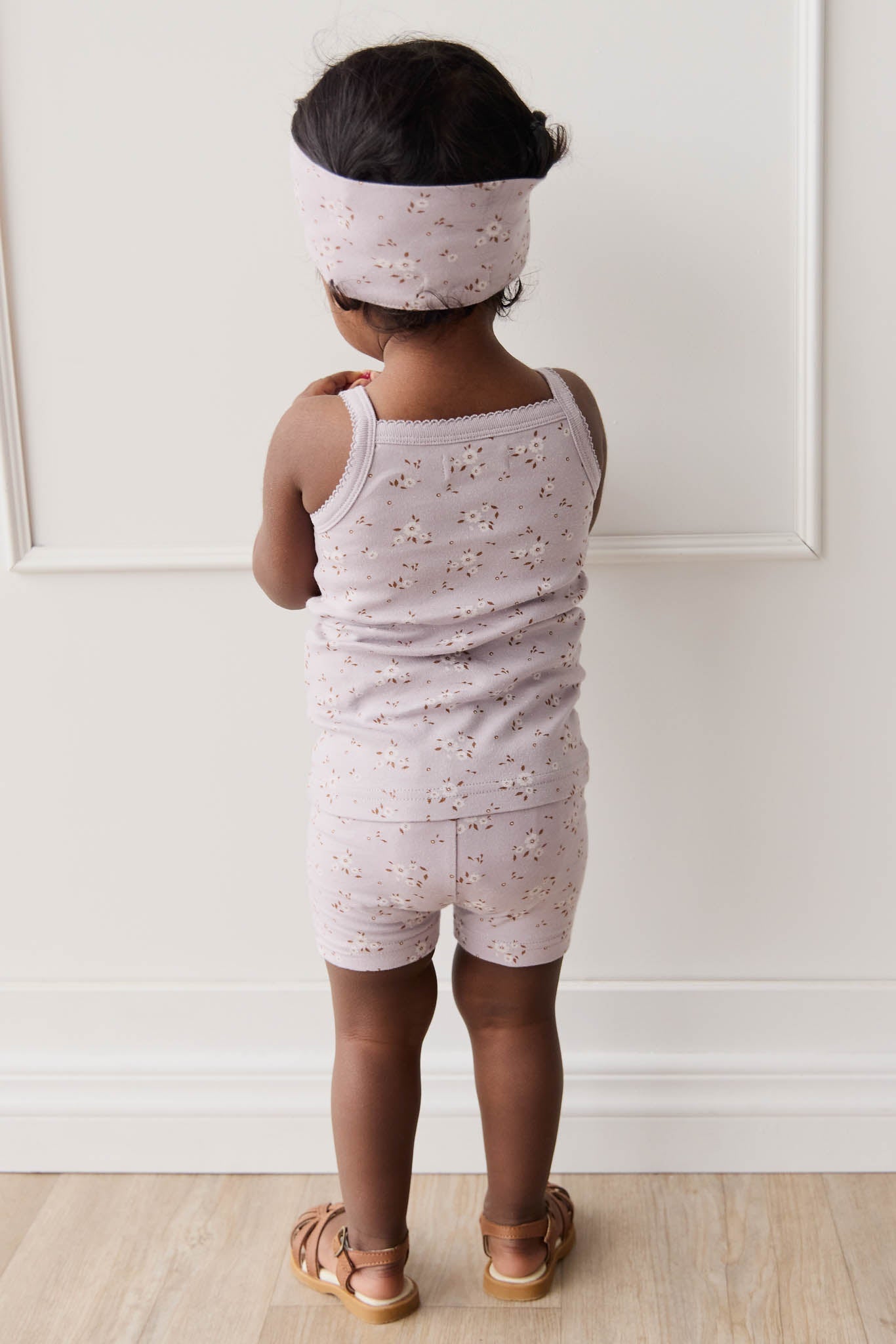 Organic Cotton Everyday Bike Short - Lulu Bloom Iris