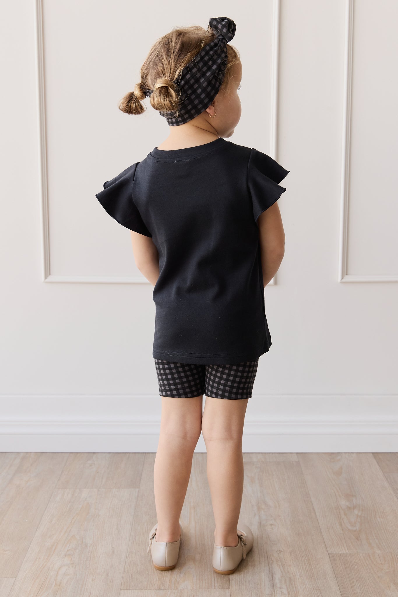 Organic Cotton Everyday Bike Short - Gingham Night