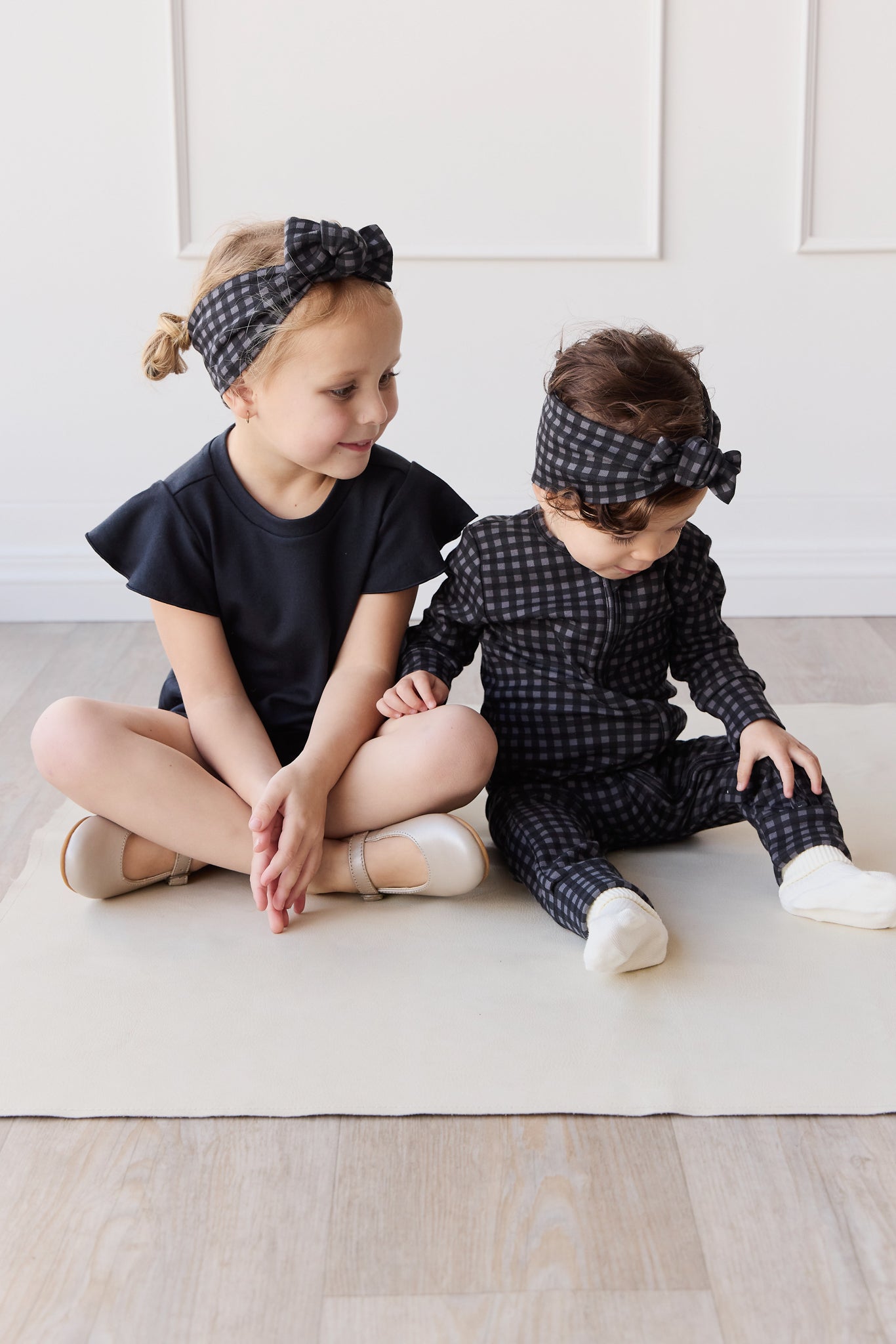 Organic Cotton Frankie Onepiece - Gingham Night