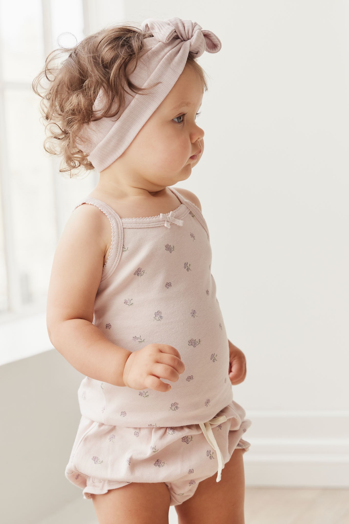Organic Cotton Singlet - Meredith Violet