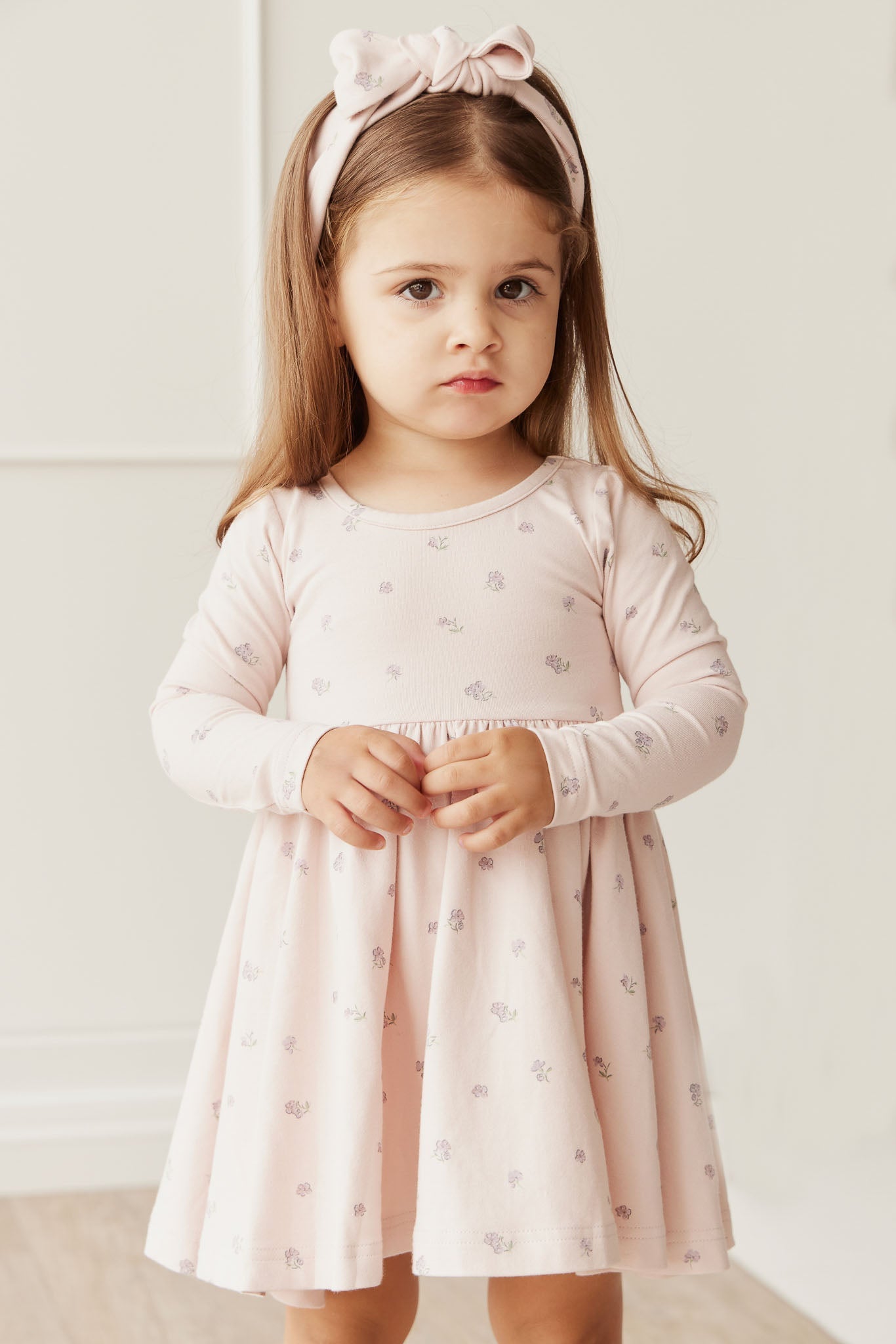 Organic Cotton Tallulah Dress - Meredith Violet