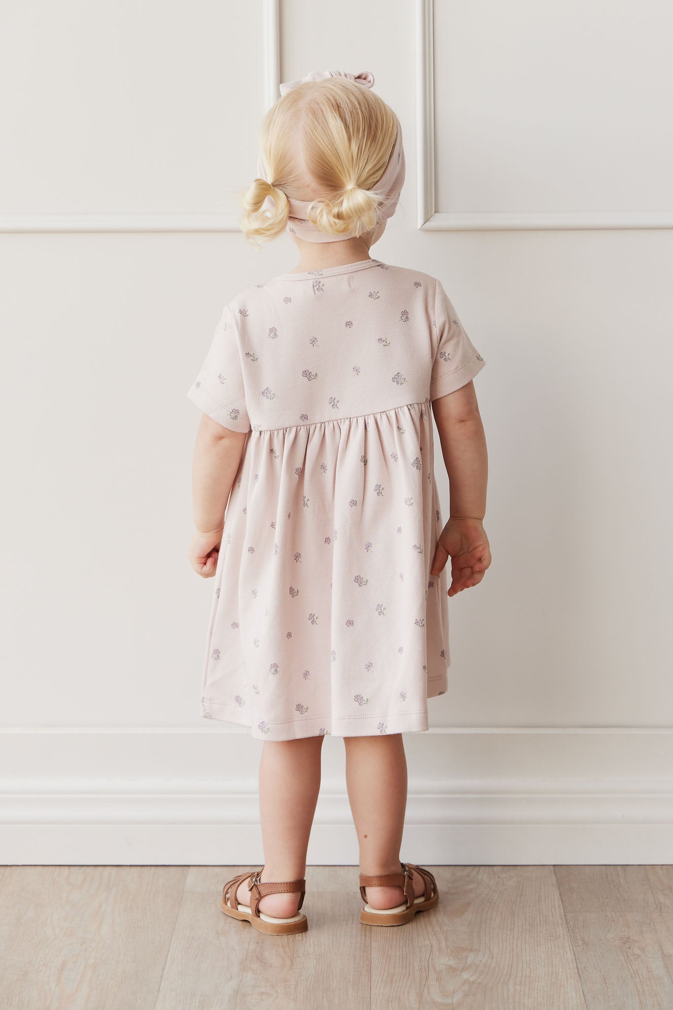 Organic Cotton Lola Dress - Meredith Violet