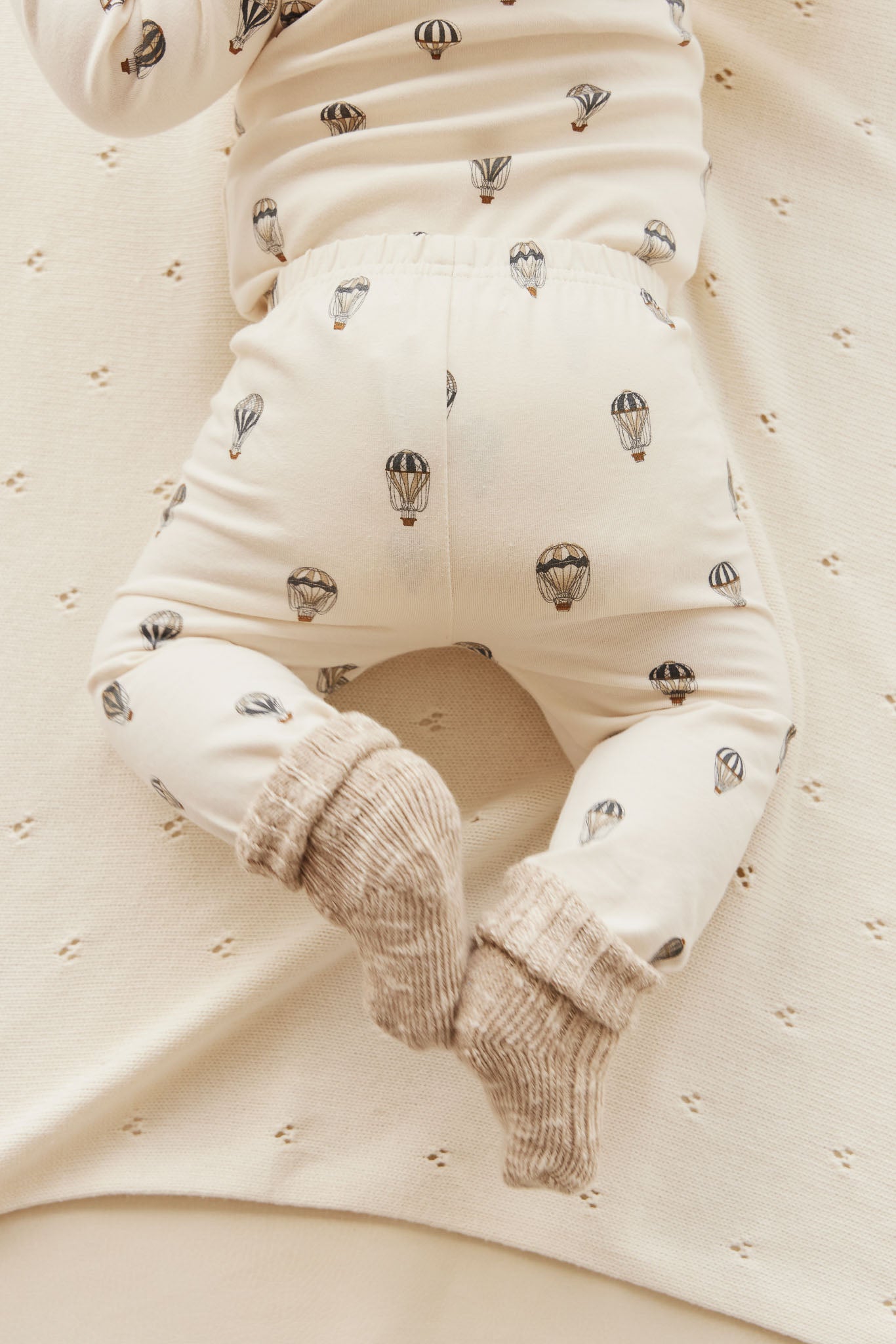 Organic Cotton Everyday Legging - Montgolfiere Cloud