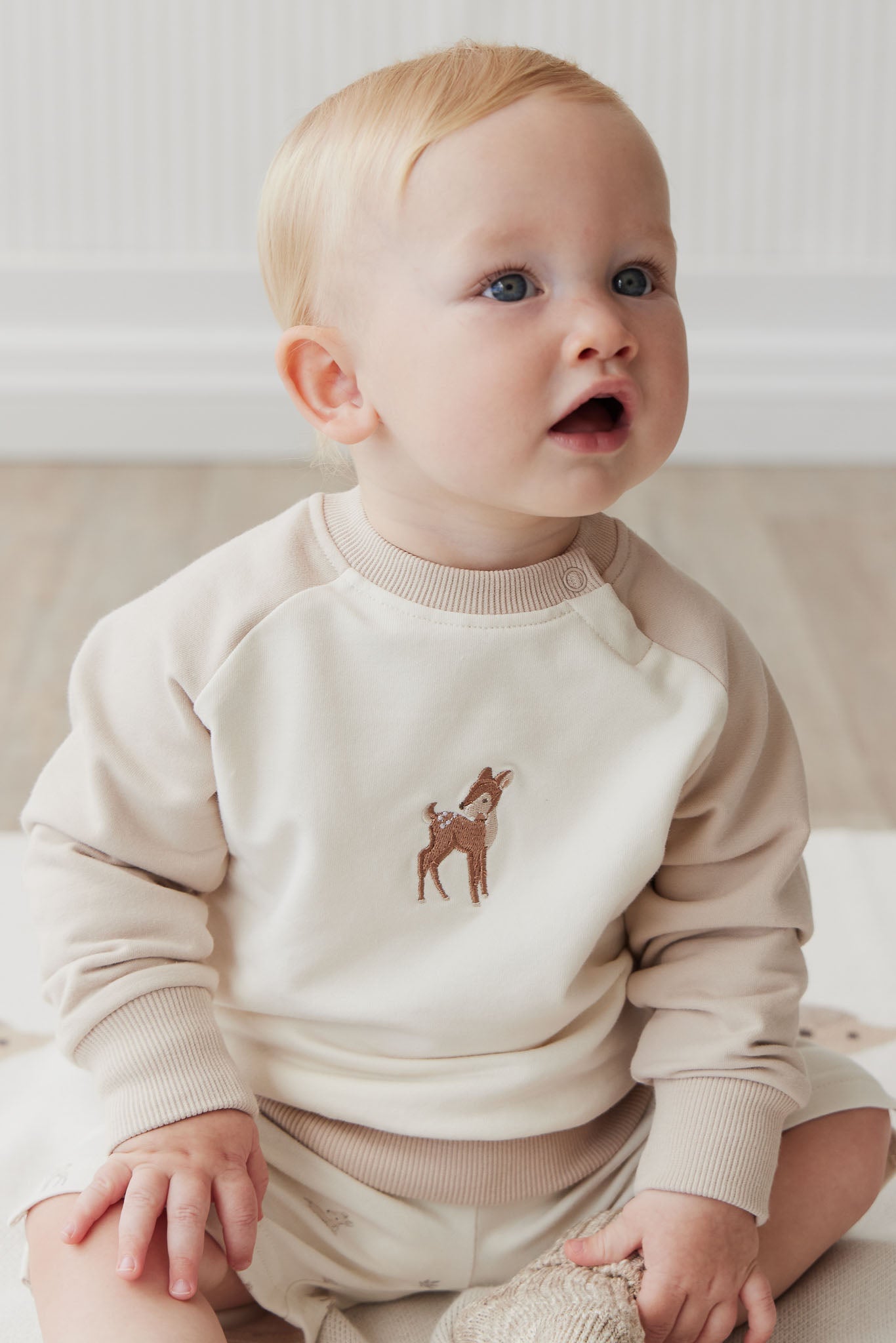 Organic Cotton Tao Sweatshirt - Fable Deer Cloud