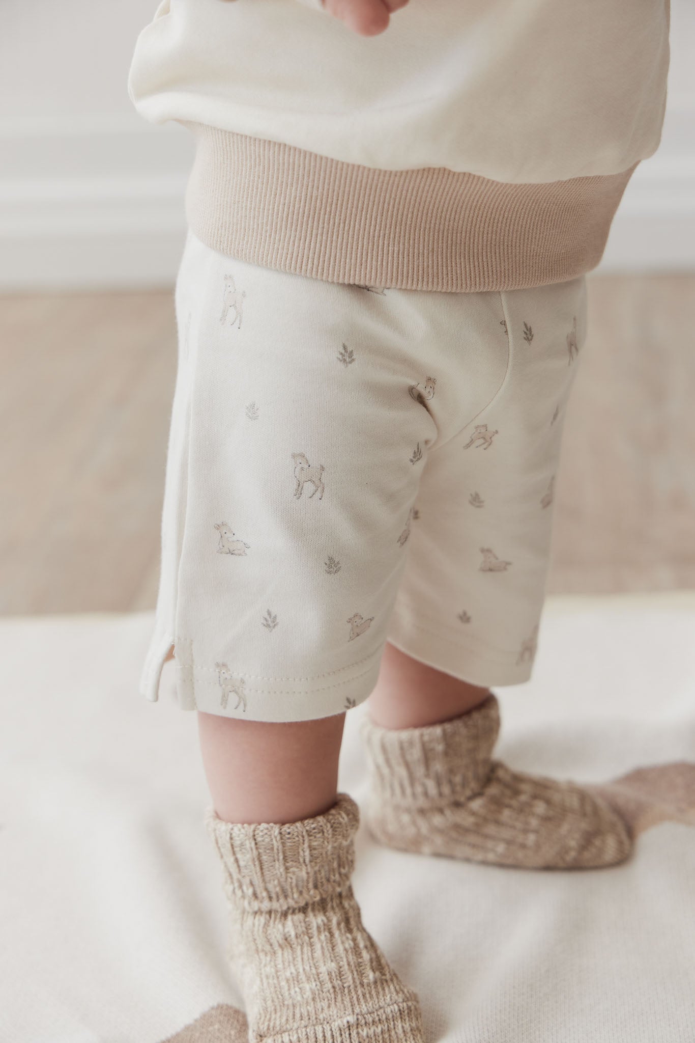 Pima Cotton Marley Short - Fable Deer Cloud